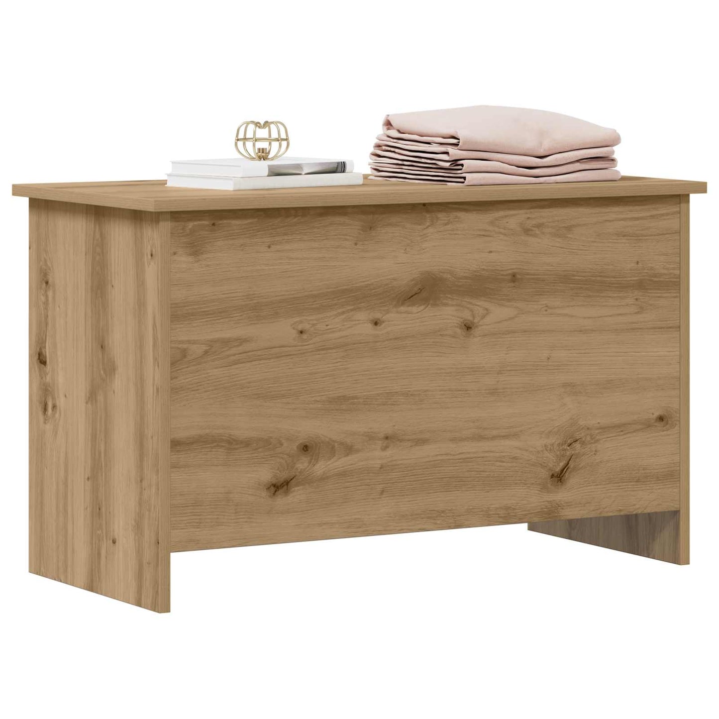 Oppbevaringskiste Artisan eik 80 x 40 x 50 cm Konstruert tre