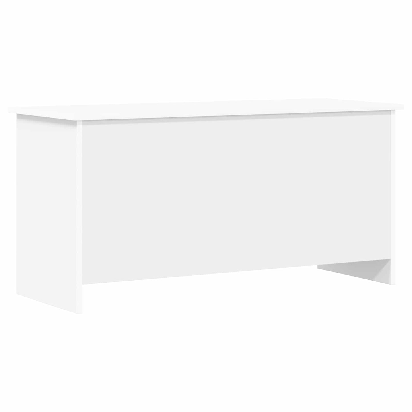 Oppbevaringskiste Hvit 100 x 40 x 50 cm Konstruert tre