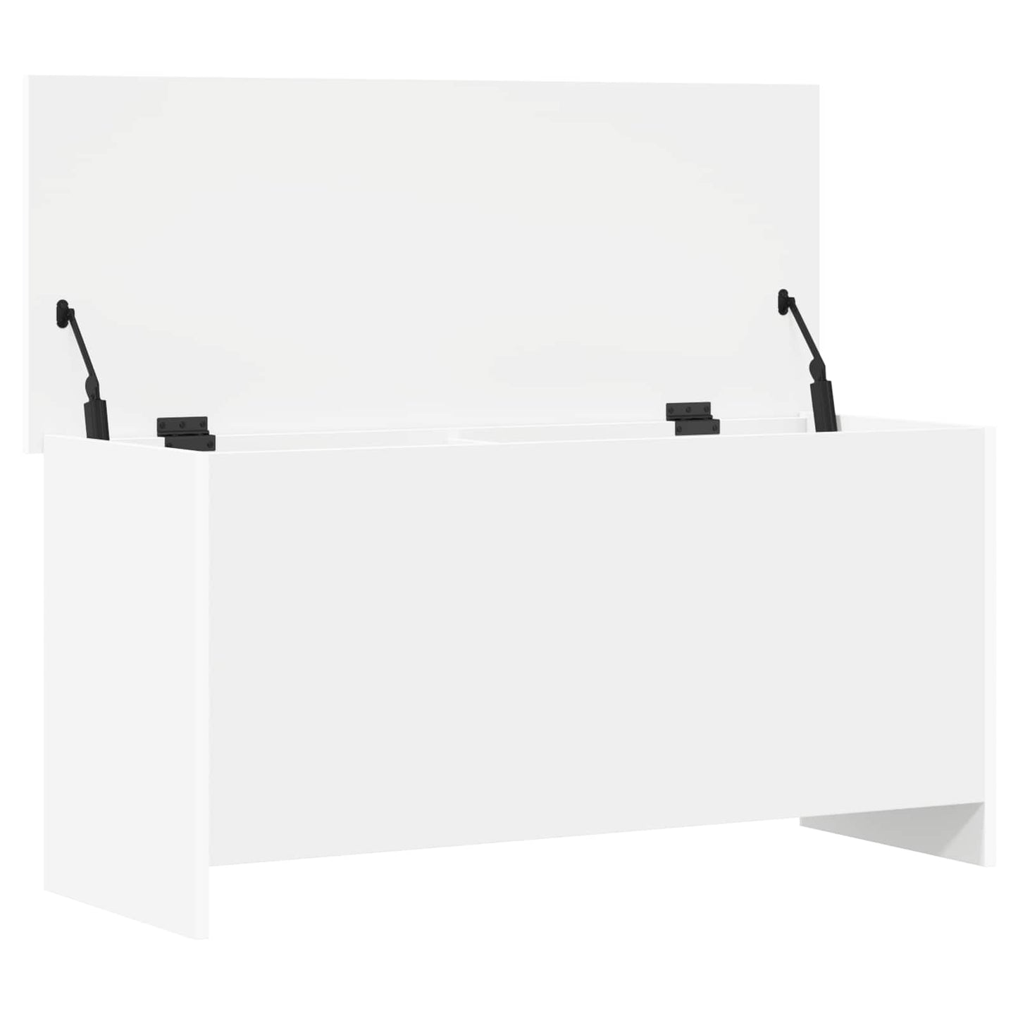 Oppbevaringskiste Hvit 100 x 40 x 50 cm Konstruert tre