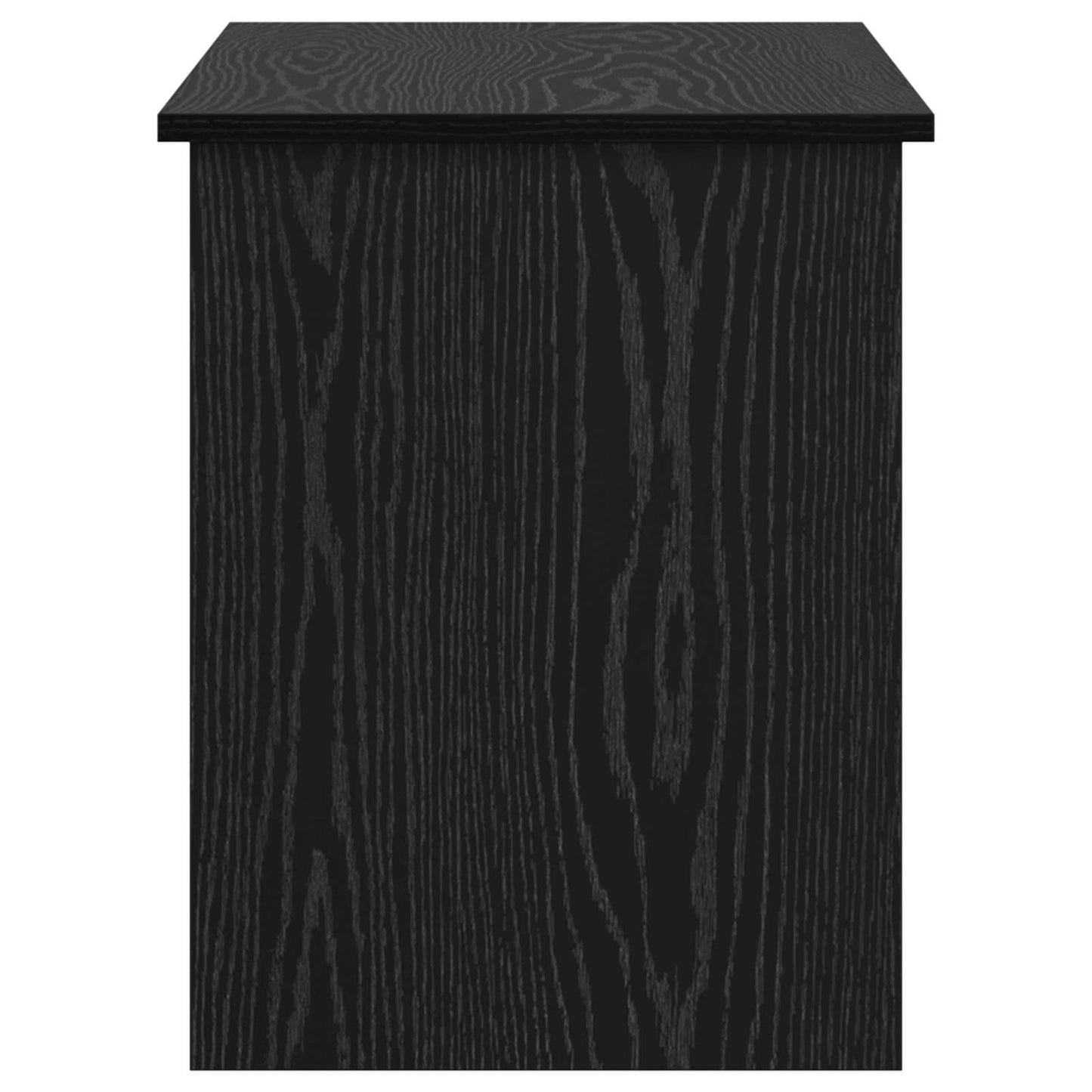 Oppbevaringskiste Svart eik 100 x 40 x 50 cm Konstruert tre