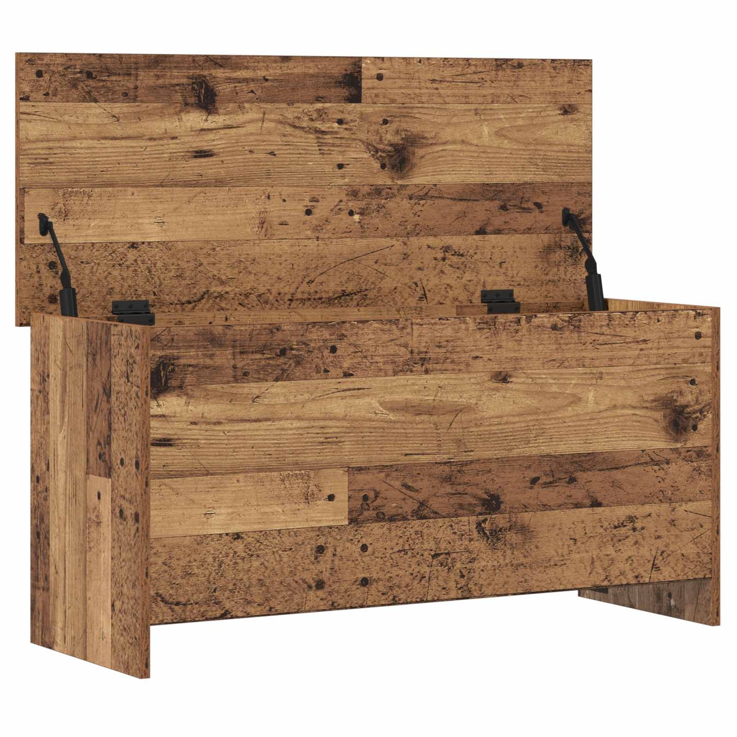 Oppbevaringskiste Gammelt tre 100 x 40 x 50 cm Konstruert tre