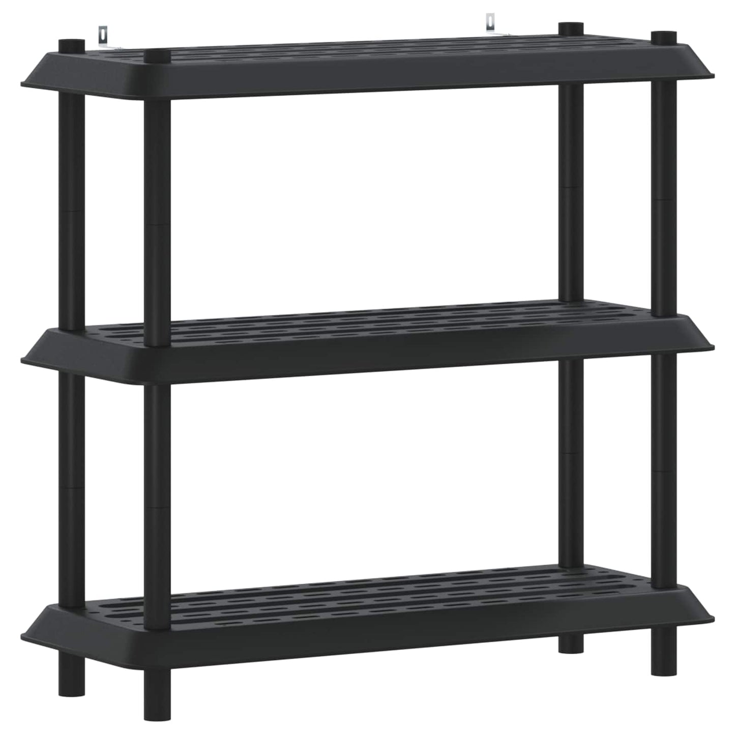 Hyllesystem 3 nivåer 100 x 40 x 96 cm PP Antrasitt