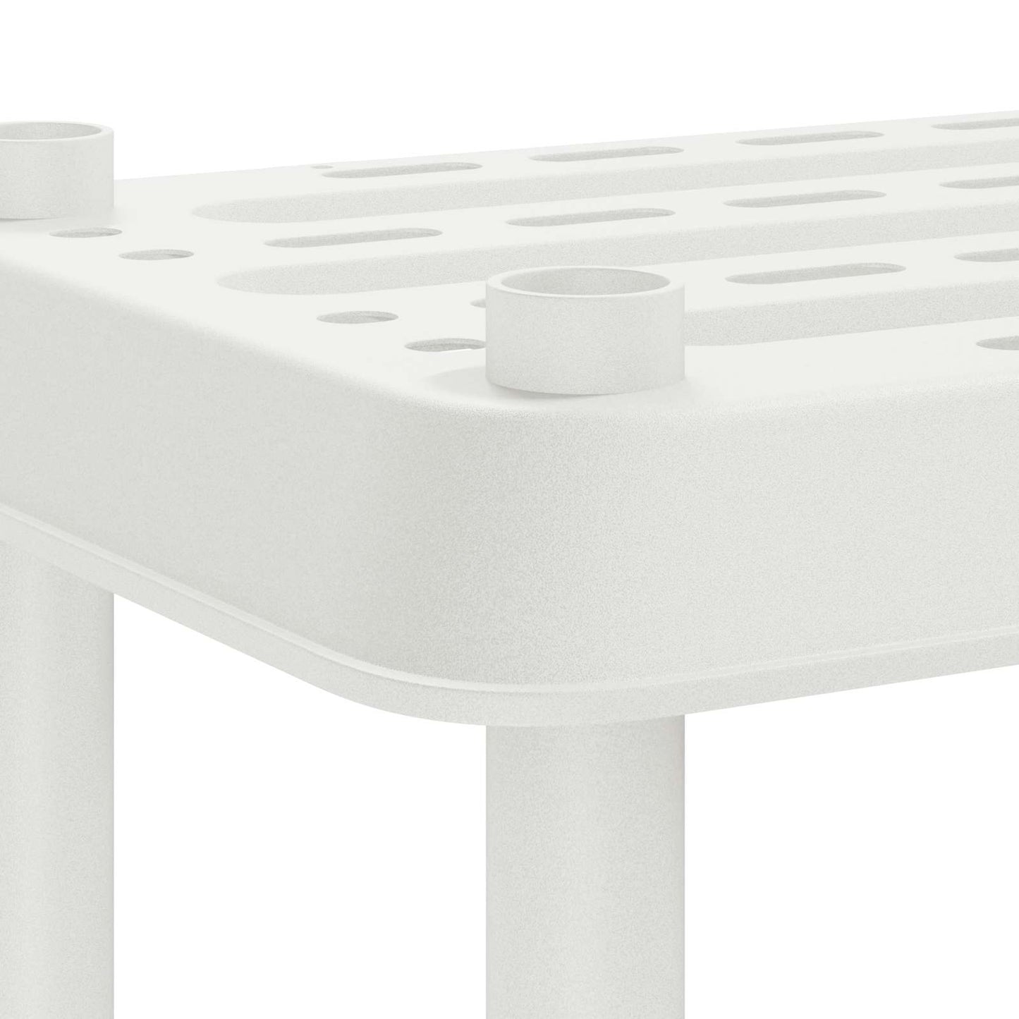 Hyllesystem 3 nivåer 100 x 40 x 96 cm PP Hvit