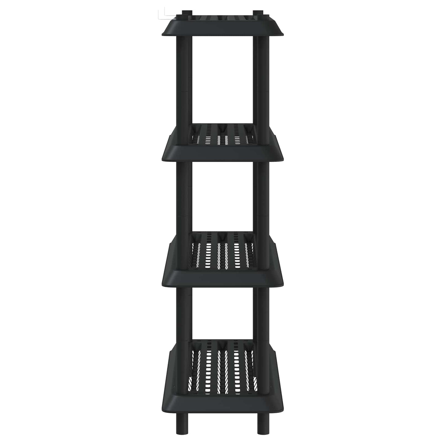 Hyllesystem 4 nivåer 100 x 40 x 136,5 cm PP Antrasitt