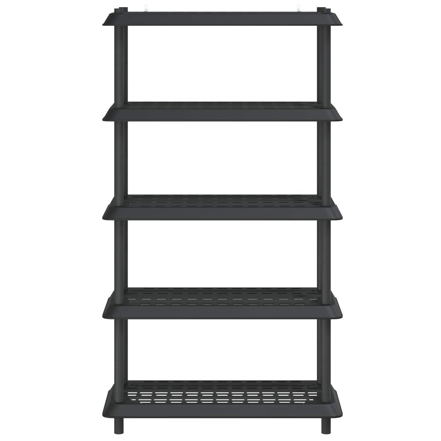 Hyllesystem 5 nivåer 100 x 40 x 177 cm PP Antrasitt