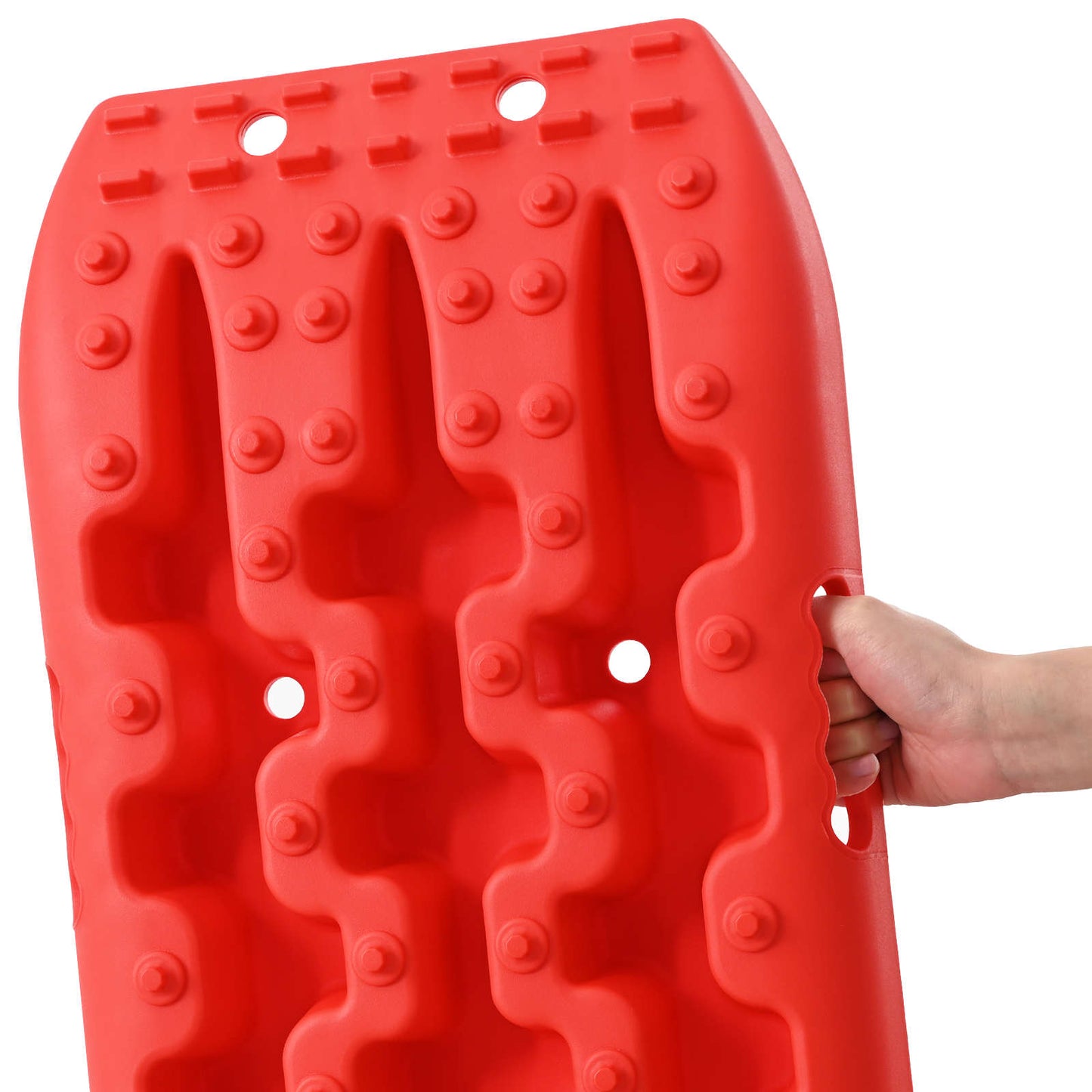 Traction Board 2 pcs Rød 106 x 30,5 x 7 cm Forsterket nylon