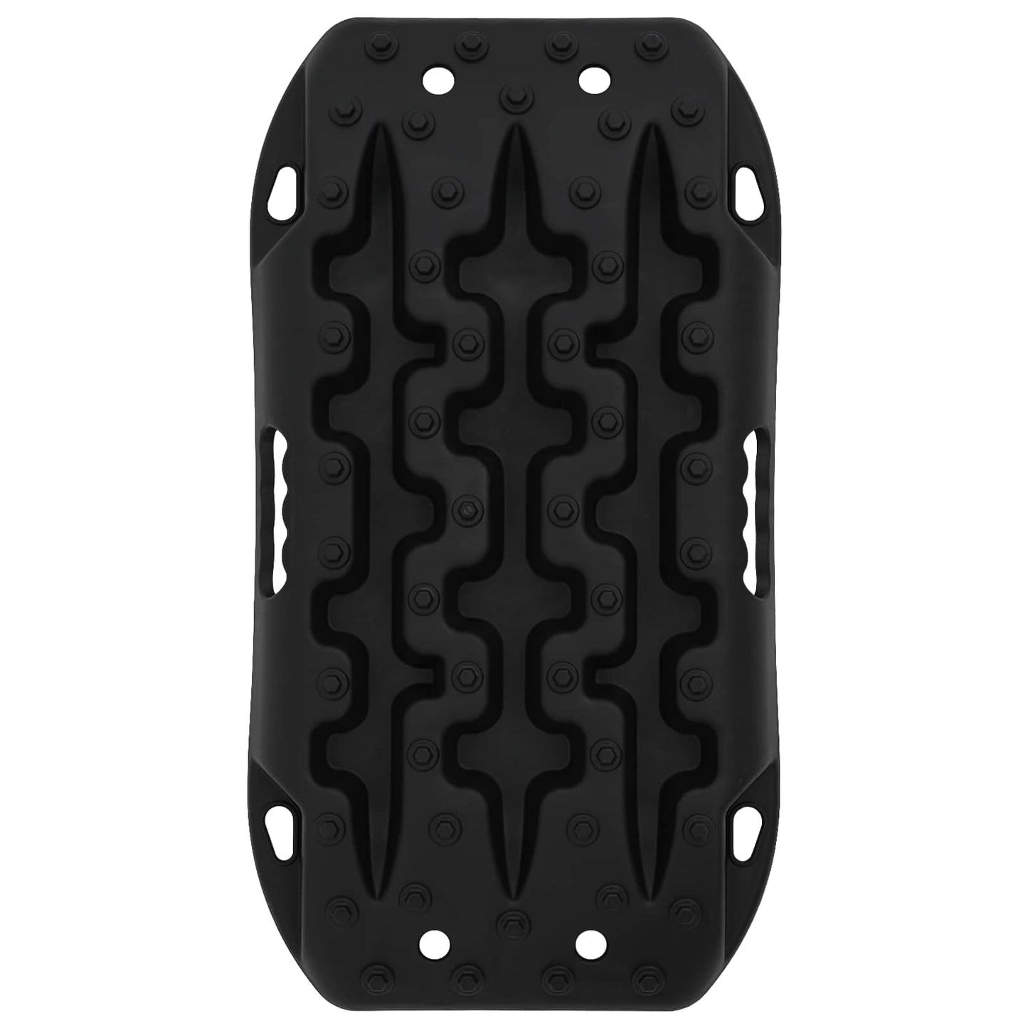 Traction Board 2 pcs Svart 57,5x30,5x5,5 cm Forsterket nylon