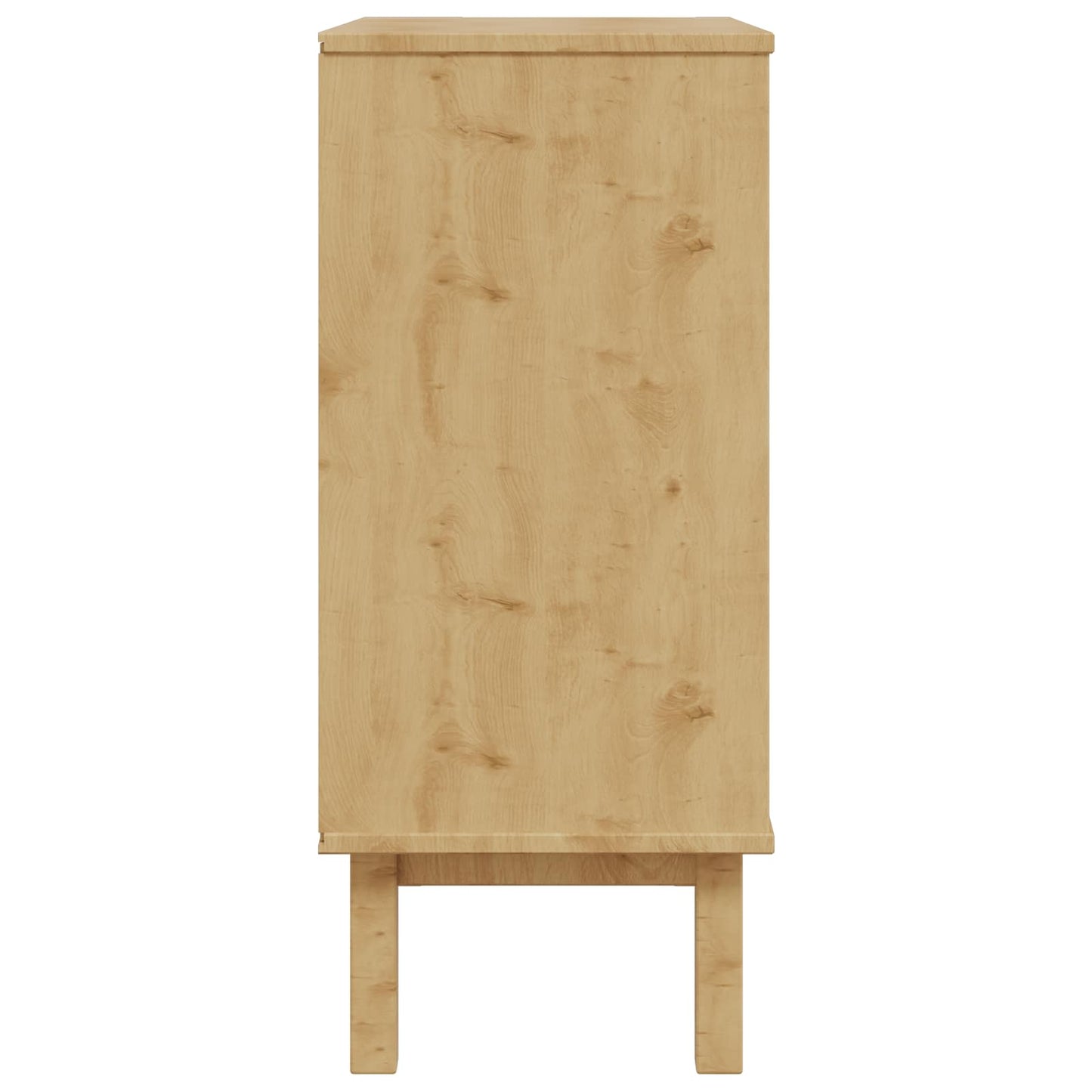 Kommode med skuff OTTA Svart 76,5 x 39,5 x 90 cm Heltre furu