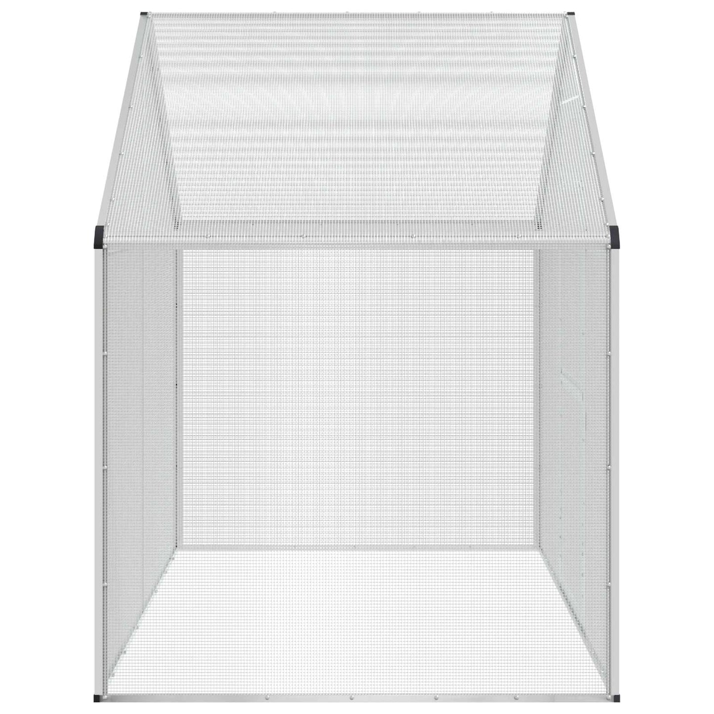 Fuglebur Sølv 181,5 x 110,5 x 173,5 cm Sveiset trådnett