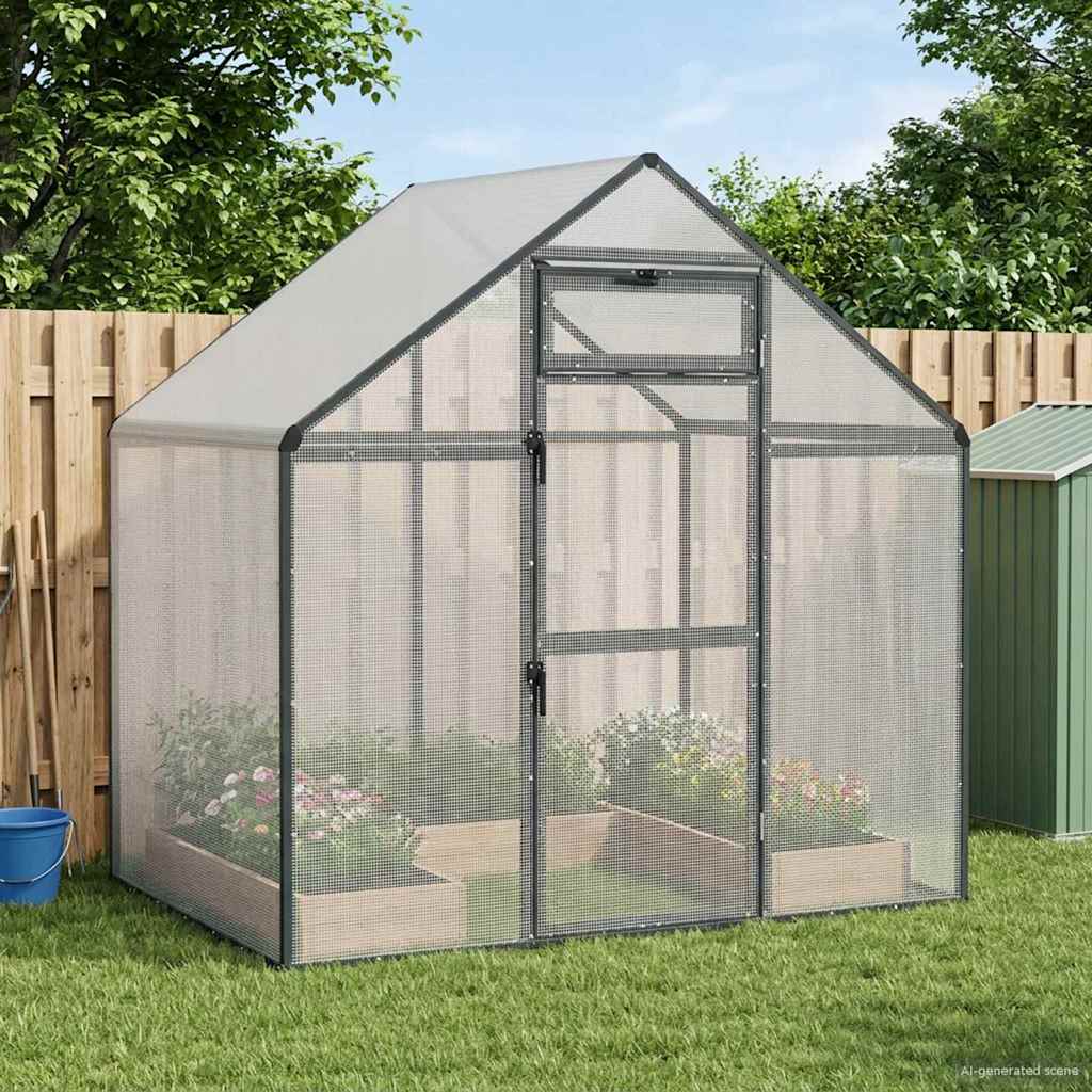 Fuglebur Antrasitt 181,5 x 110,5 x 173,5 cm Sveiset trådnett