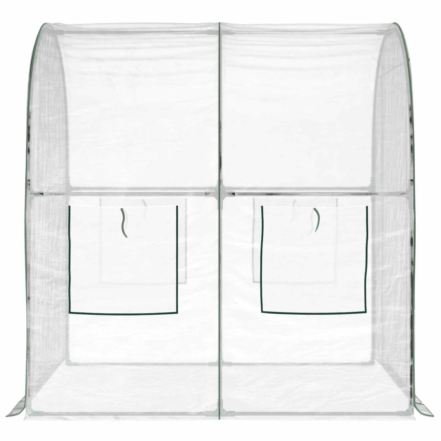 Drivhus med ramme 160 x 200 x 192,5 cm PVC Gjennomsiktig
