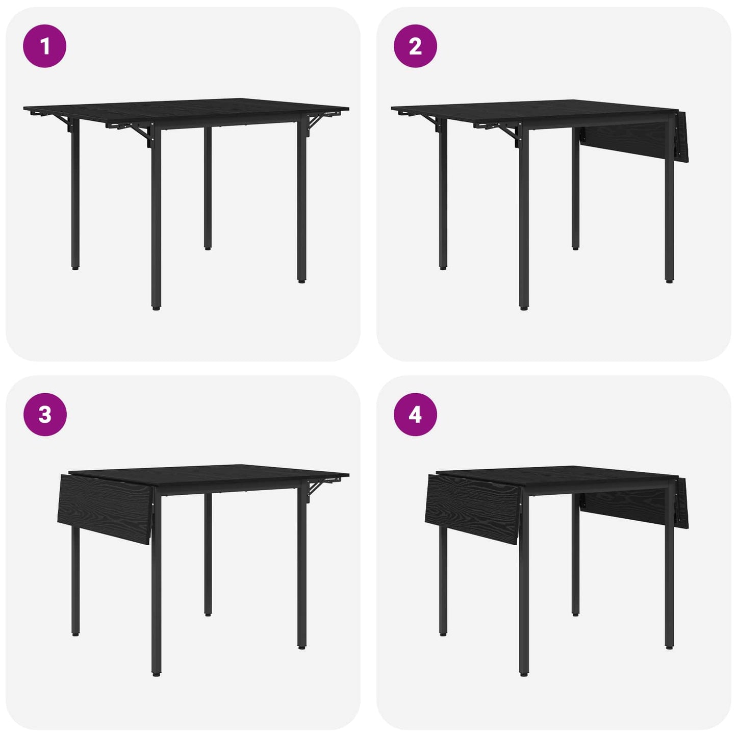 Utvidbart spisemøbel 120 x 81,5 x 75 cm Konstruert tre