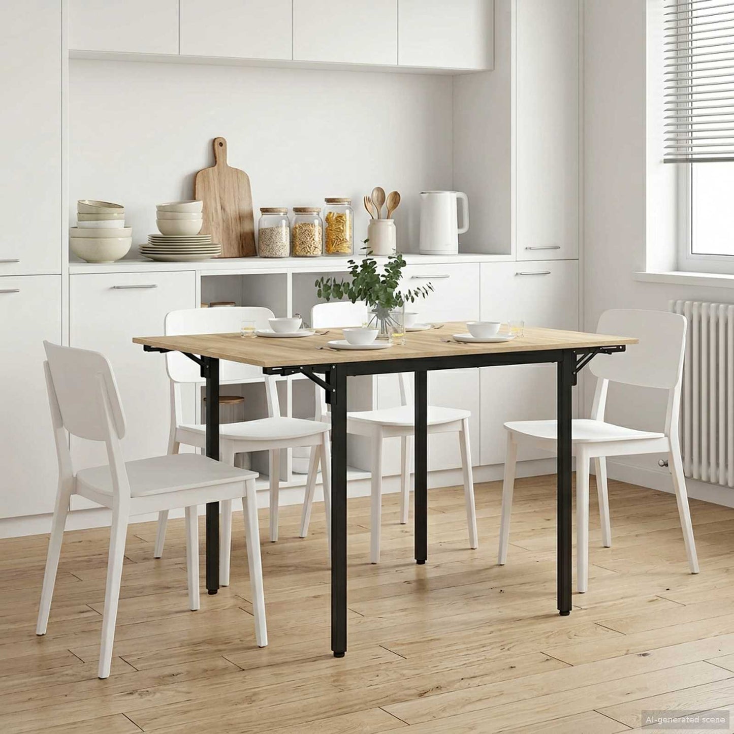 Utvidbart spisemøbel 120 x 81,5 x 75 cm Konstruert tre
