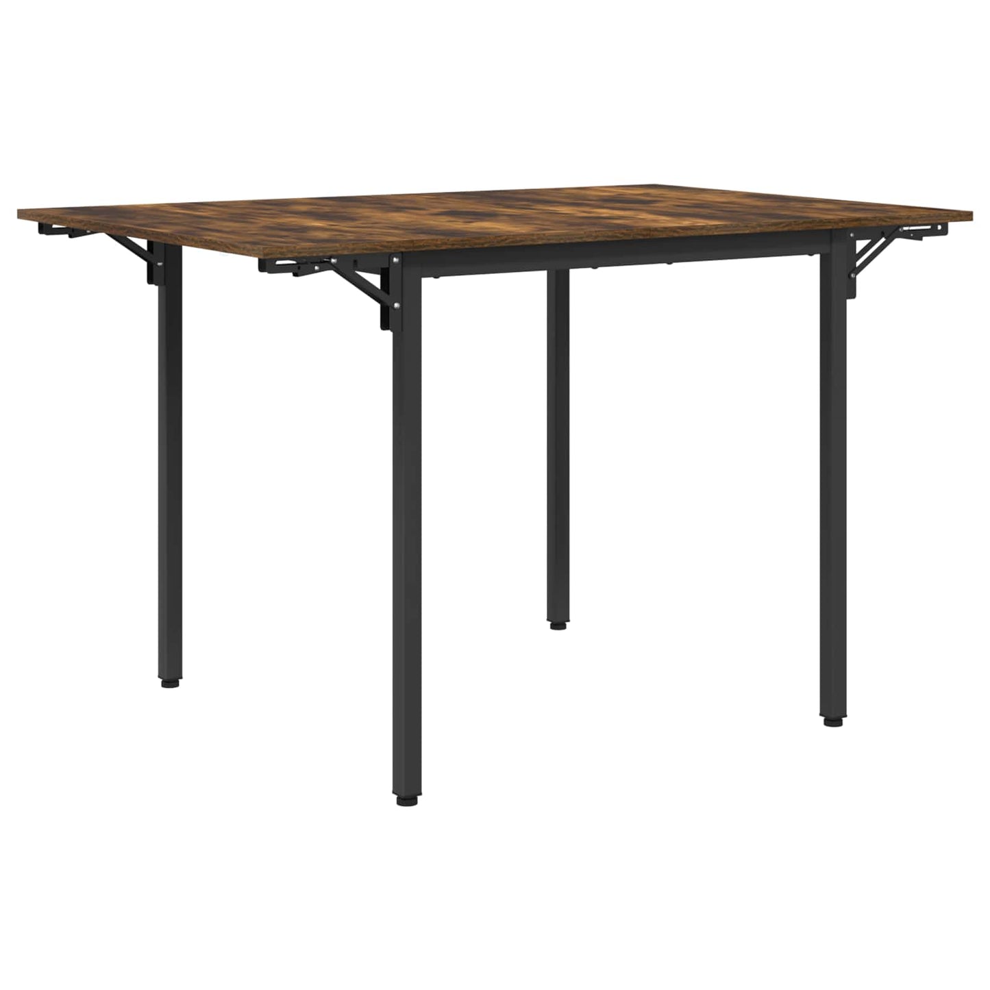 Utvidbart spisemøbel 120 x 81,5 x 75 cm Konstruert tre Røkt Eik