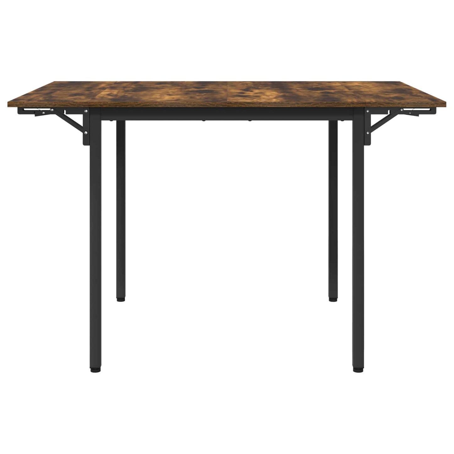 Utvidbart spisemøbel 120 x 81,5 x 75 cm Konstruert tre Røkt Eik