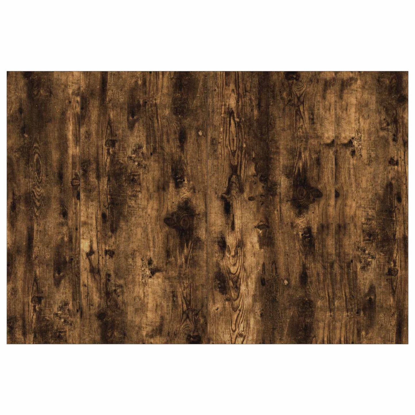Utvidbart spisemøbel 120 x 81,5 x 75 cm Konstruert tre Røkt Eik