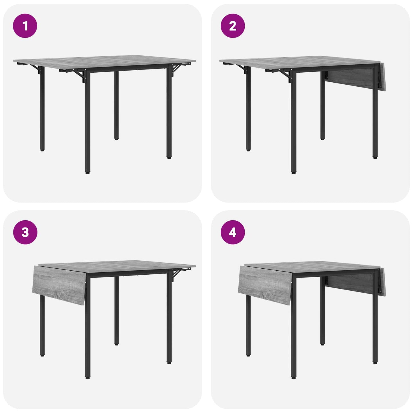 Utvidbart spisemøbel 120 x 81,5 x 75 cm Konstruert tre