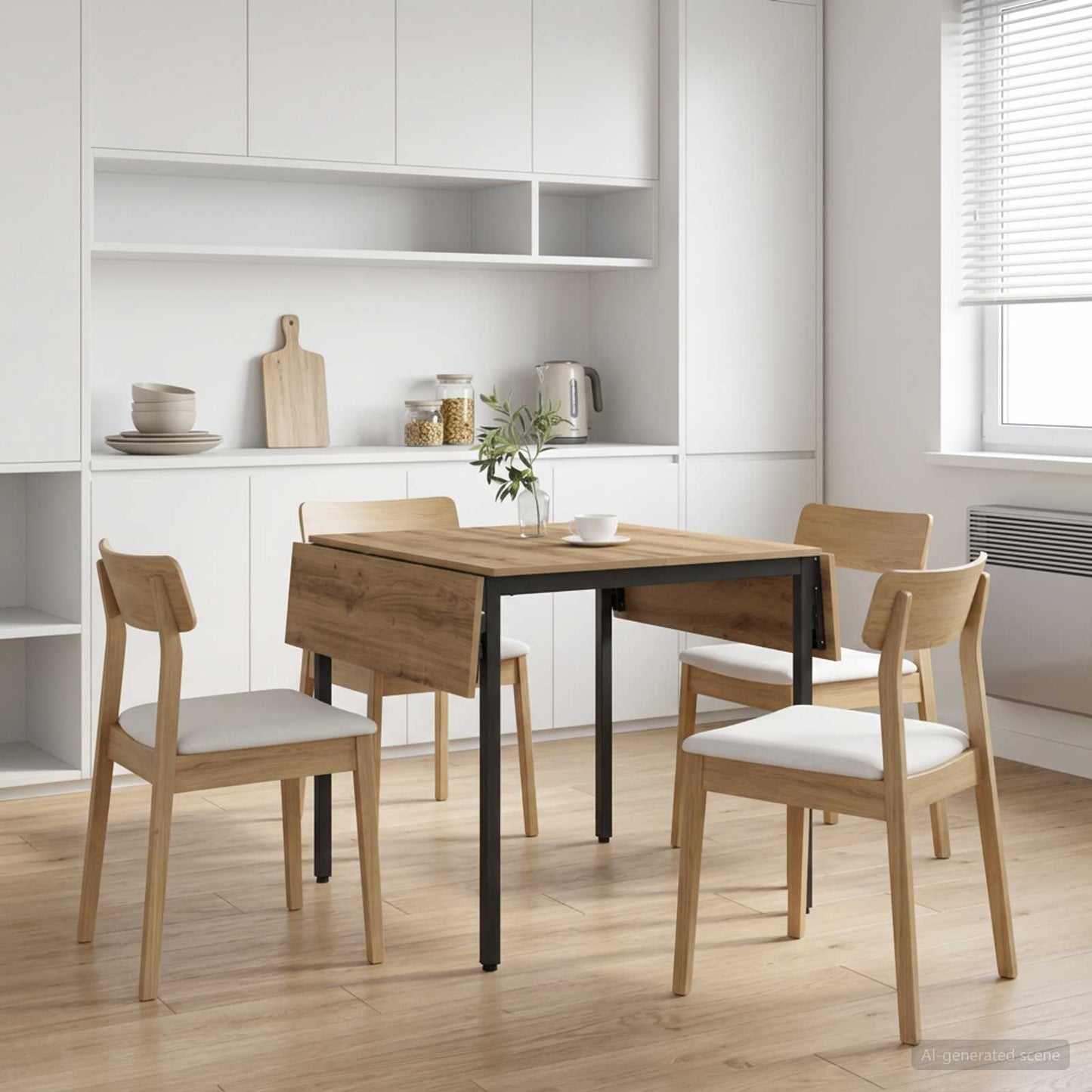 Utvidbart spisemøbel 120 x 81,5 x 75 cm Konstruert tre