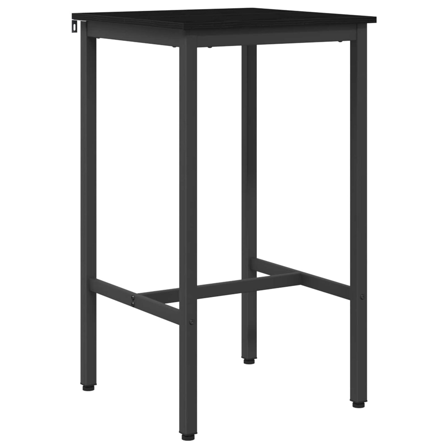 Barbord 52 x 52 x 110 cm Konstruert tre Svart eik Rektangulær
