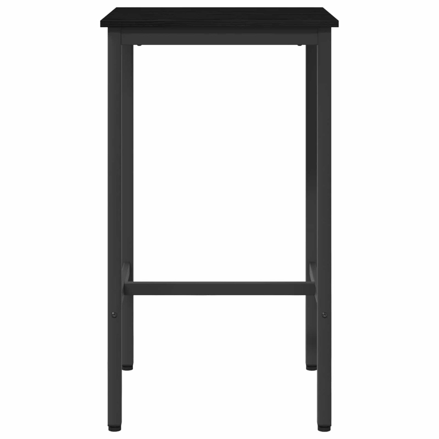 Barbord 52 x 52 x 110 cm Konstruert tre Svart eik Rektangulær