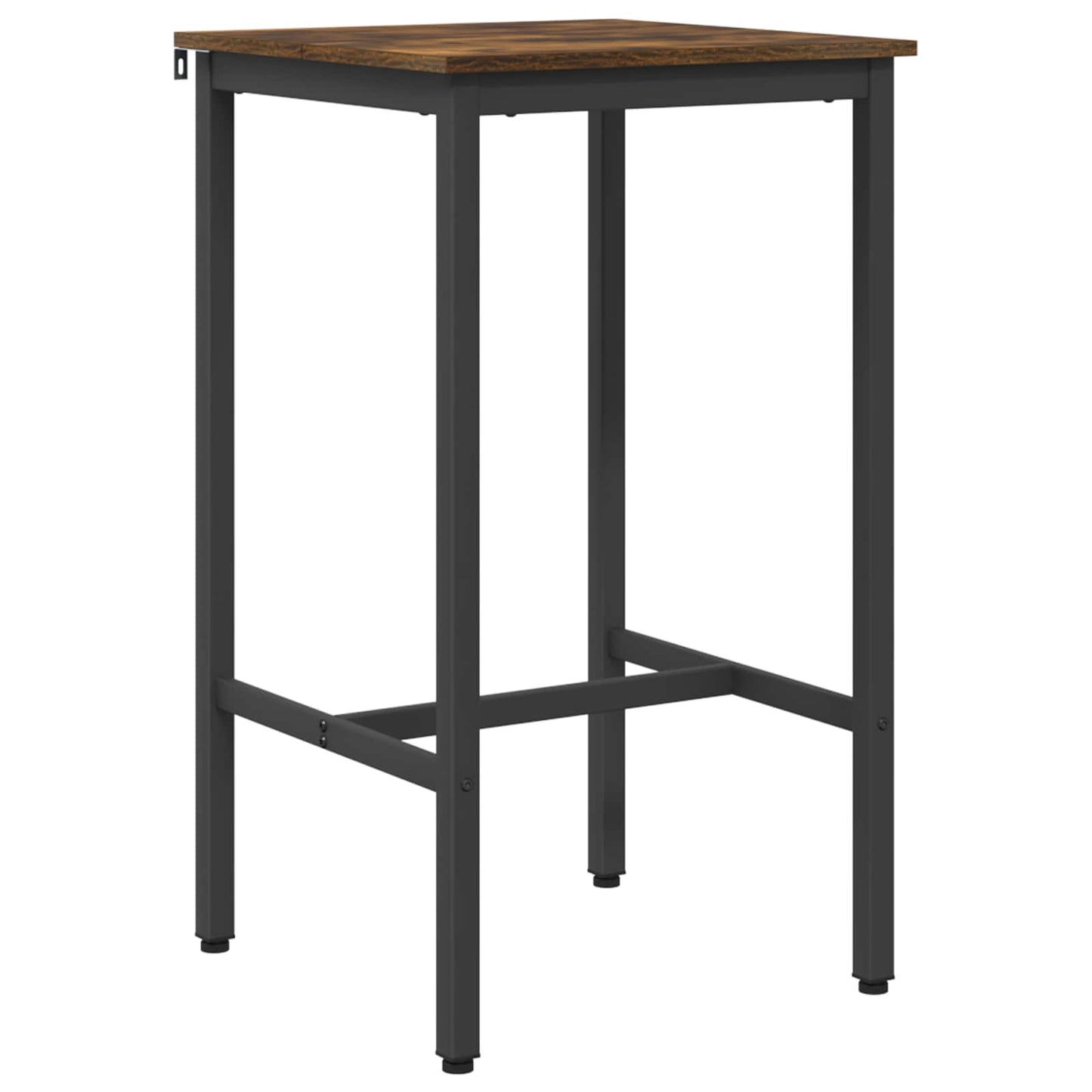 Barbord 52 x 52 x 110 cm Konstruert tre Røkt Eik Rektangulær