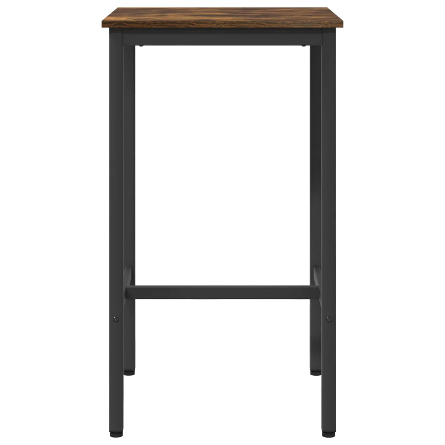 Barbord 52 x 52 x 110 cm Konstruert tre Røkt Eik Rektangulær