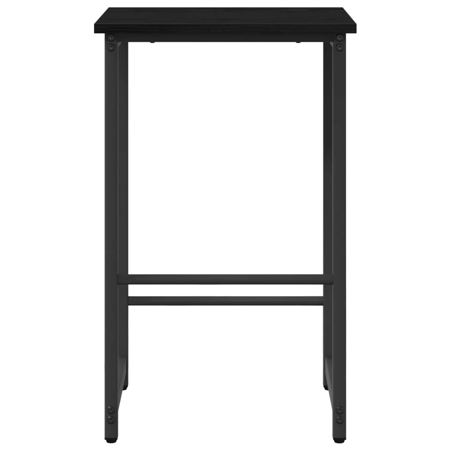 Barstol Svart eik 40 x 32 x 64 cm Konstruert tre