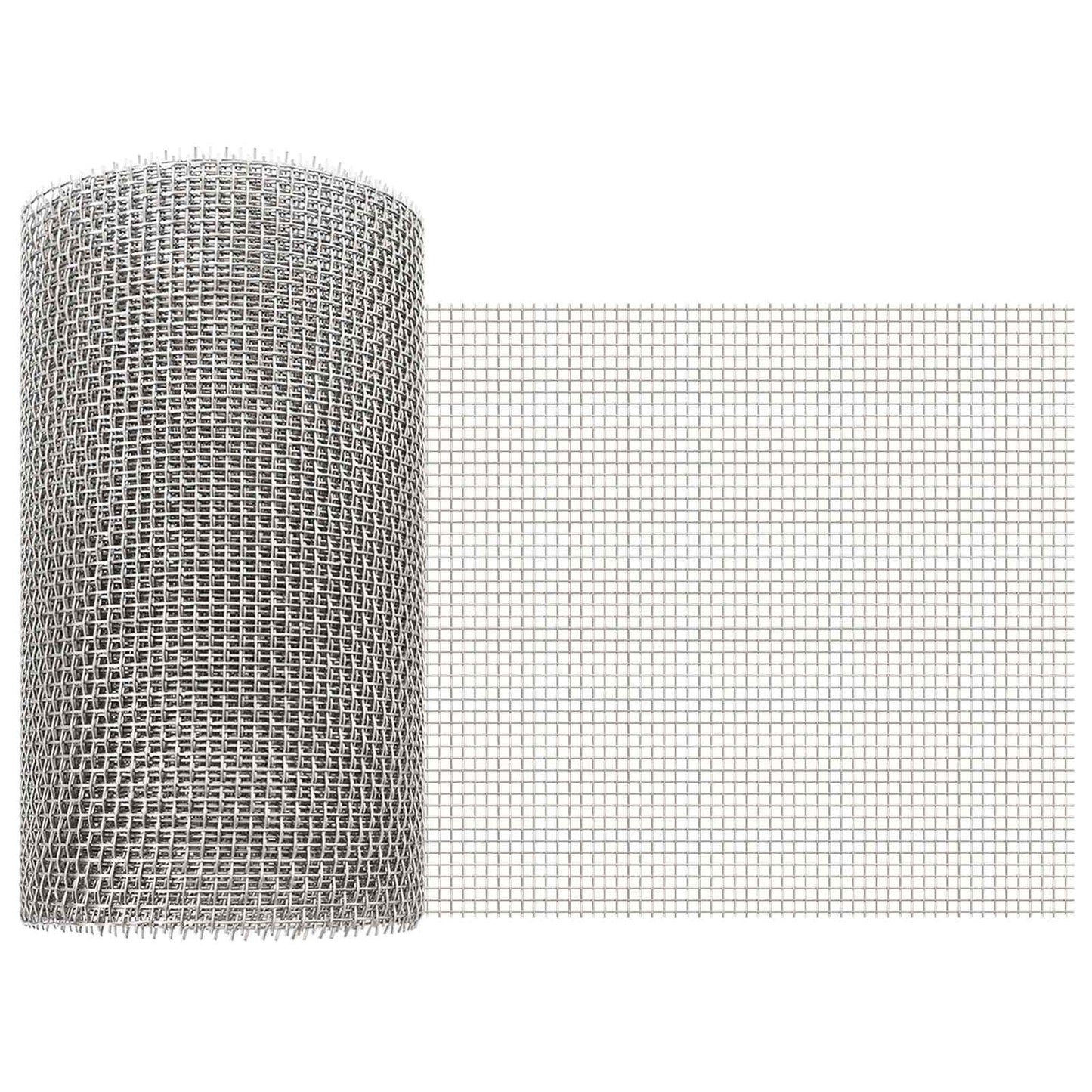 Maskeskjerm 20 x 200 cm 6 Mesh Rustfritt stål 201 Sølv