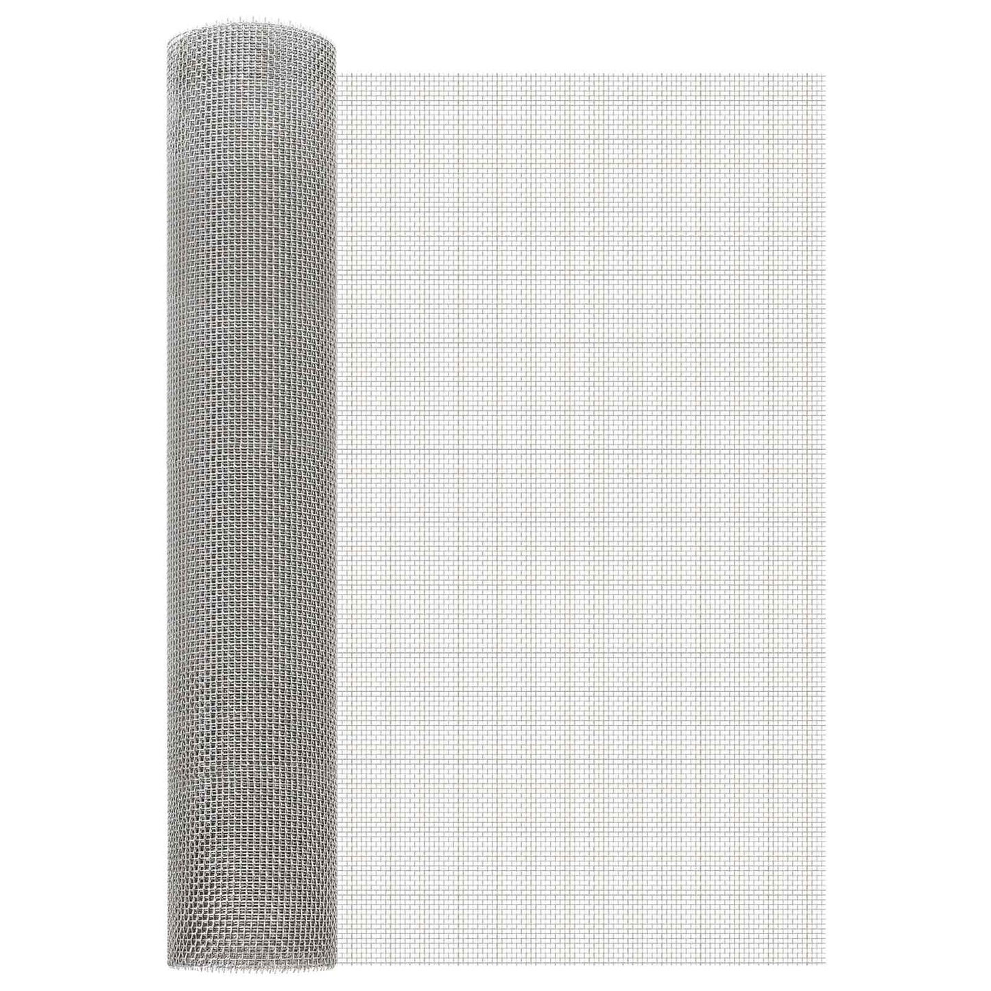 Maskeskjerm 60 x 1000 cm 6 Mesh Rustfritt stål 201 Sølv