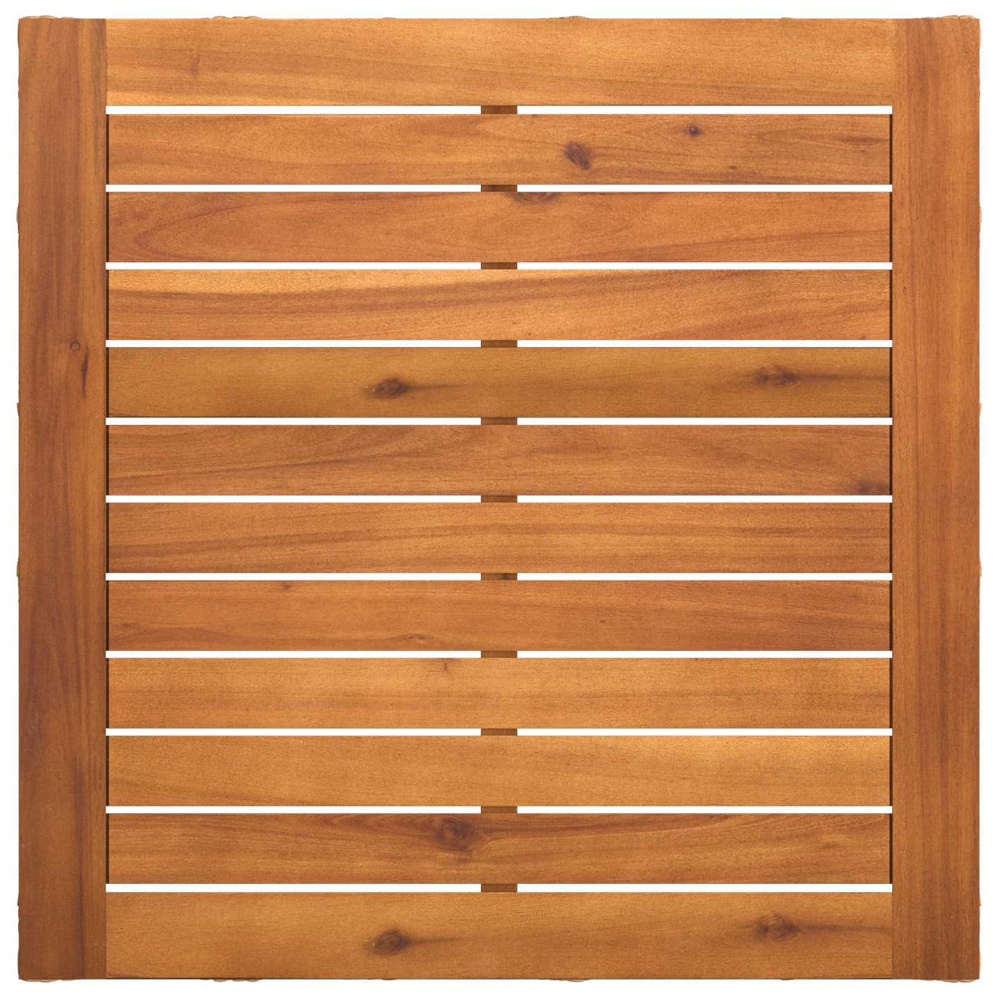 Hagebord Naturlig 55 x 55 x 37 cm PE Rattan og Glass