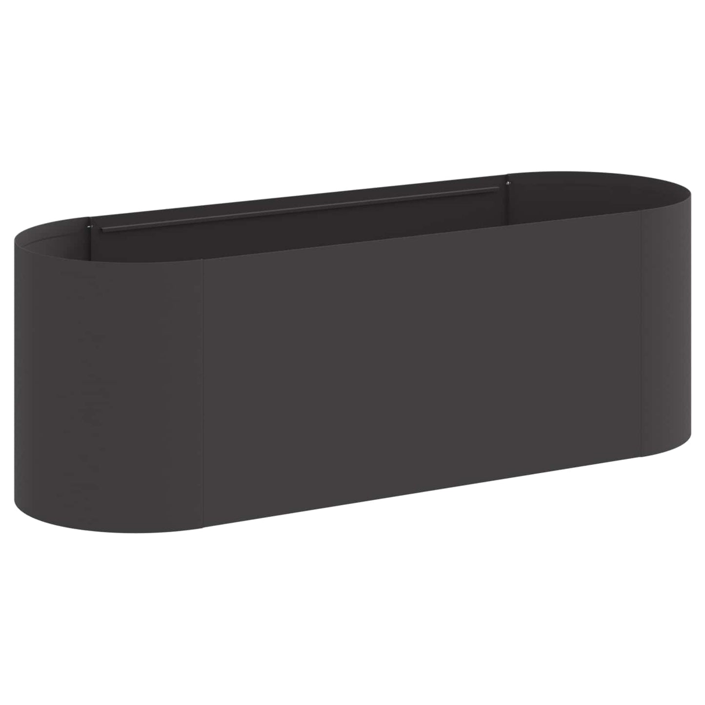 Hevet Hagebed Svart 120 x 40 x 40 cm Stål