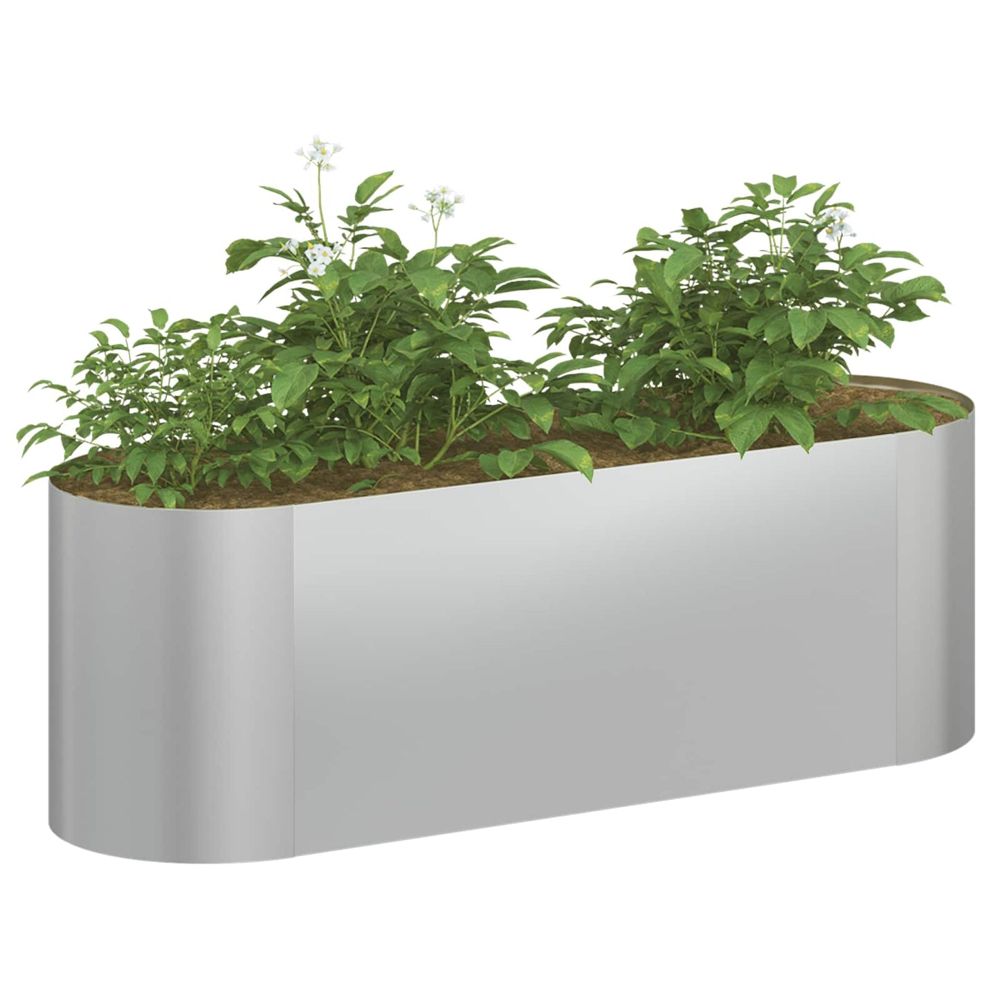 Hevet Hagebed Galvanisert stål 120 x 40 x 40 cm