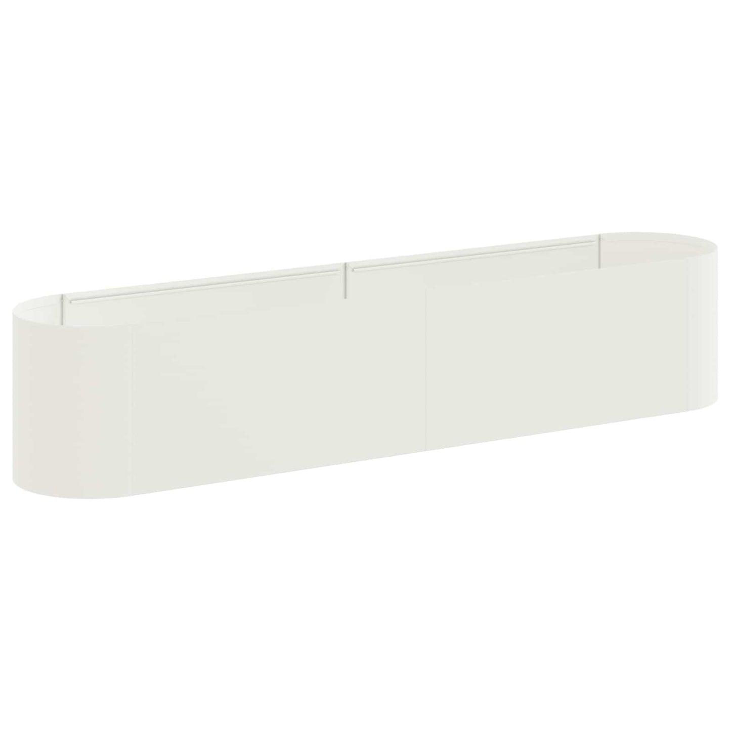 Hevet Hagebed Hvit 200 x 40 x 40 cm