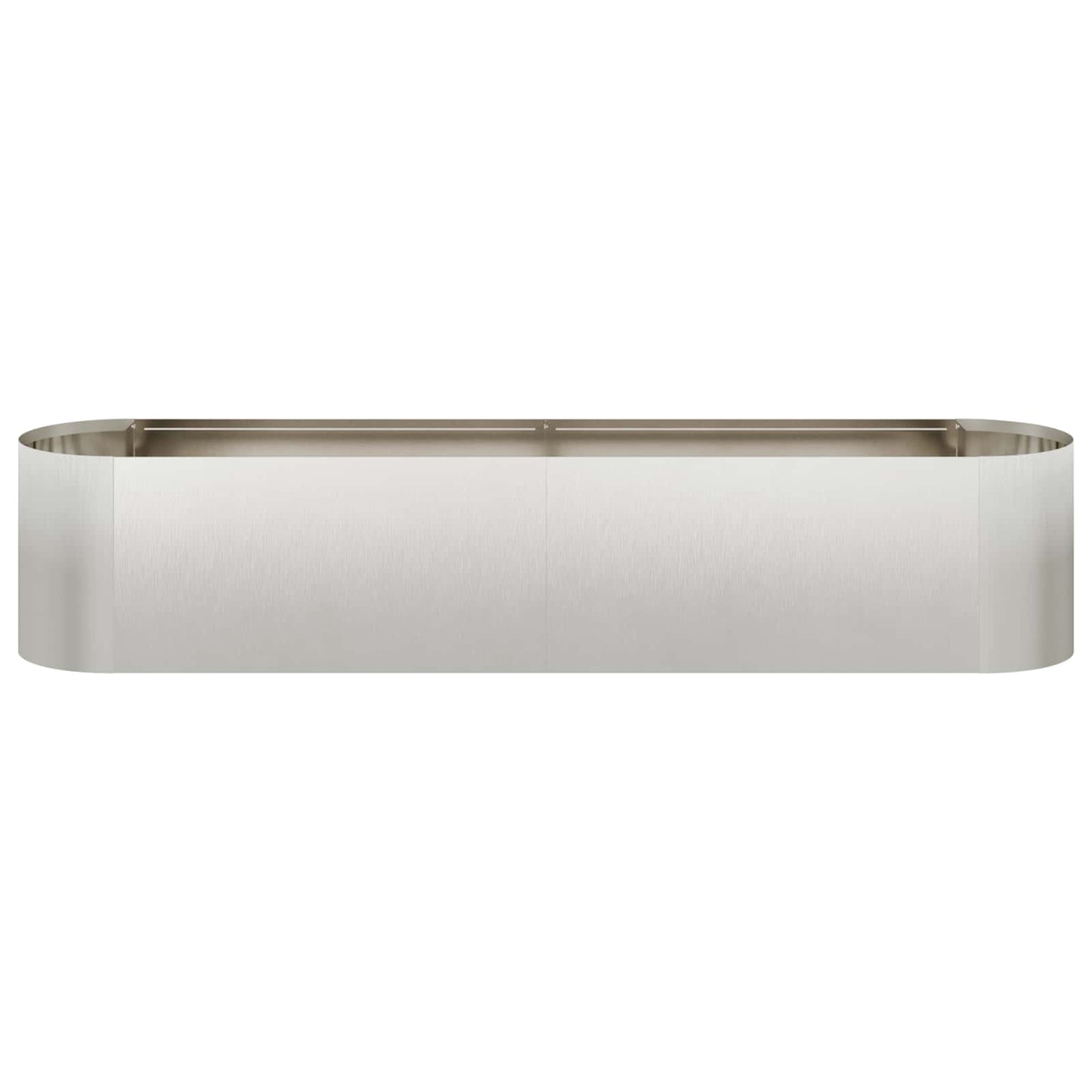 Hevet Hagebed Rustfritt stål 200 x 40 x 40 cm