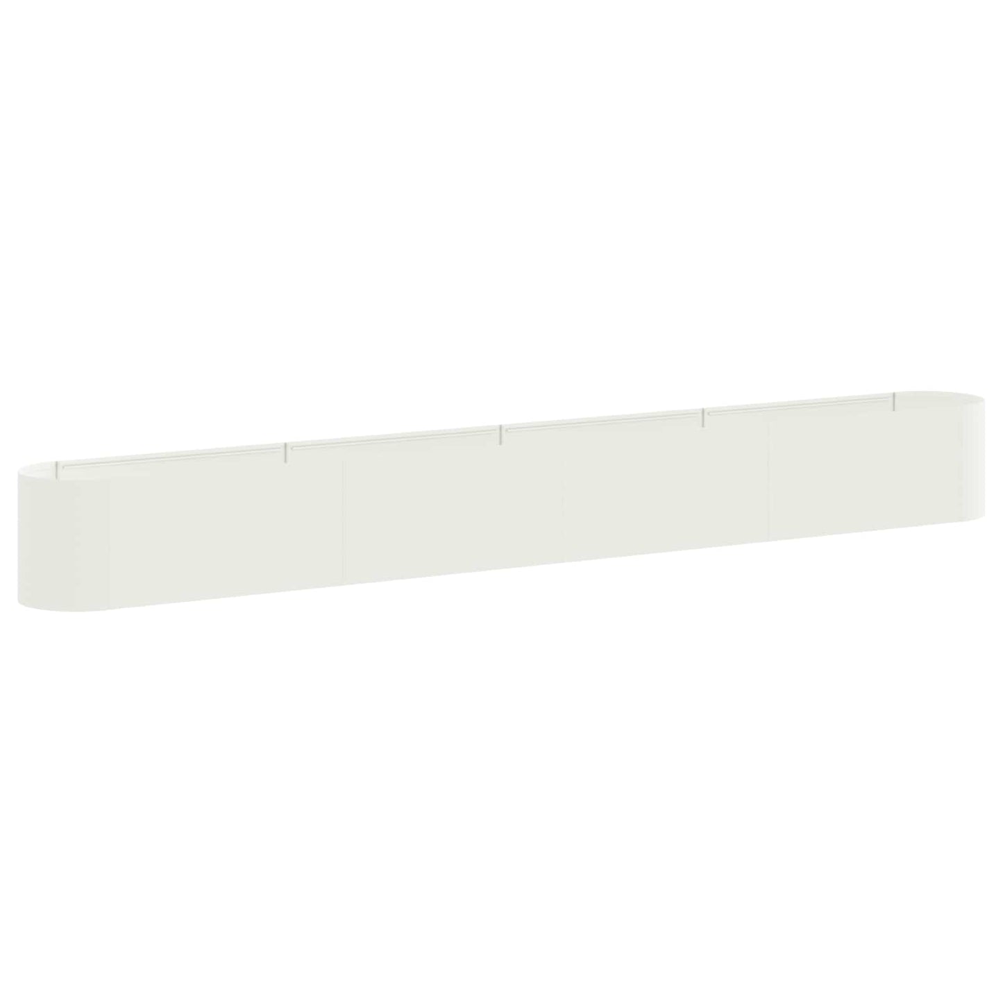 Hevet Hagebed Hvit 360 x 40 x 40 cm