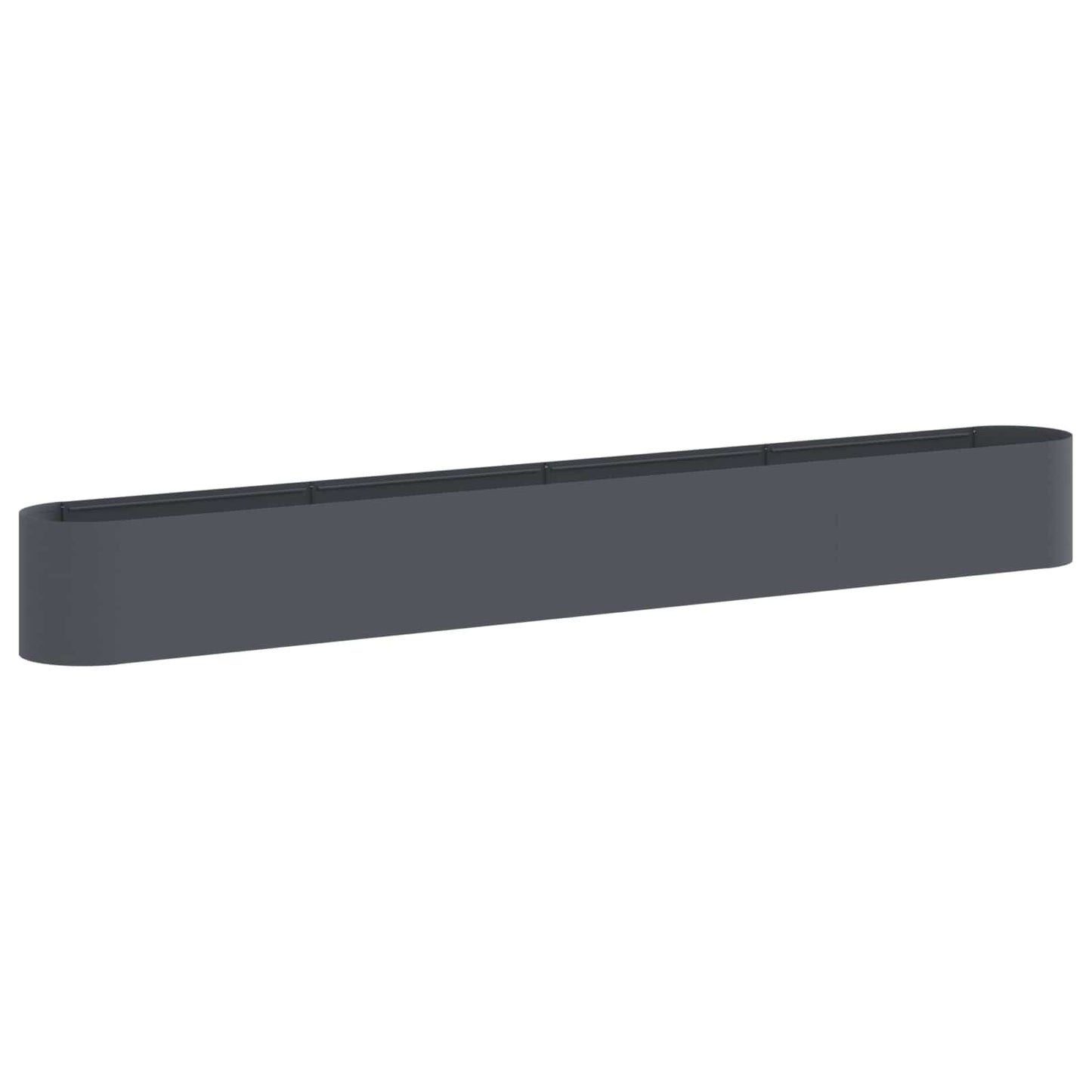 Hevet Hagebed Antrasitt 360 x 40 x 40 cm