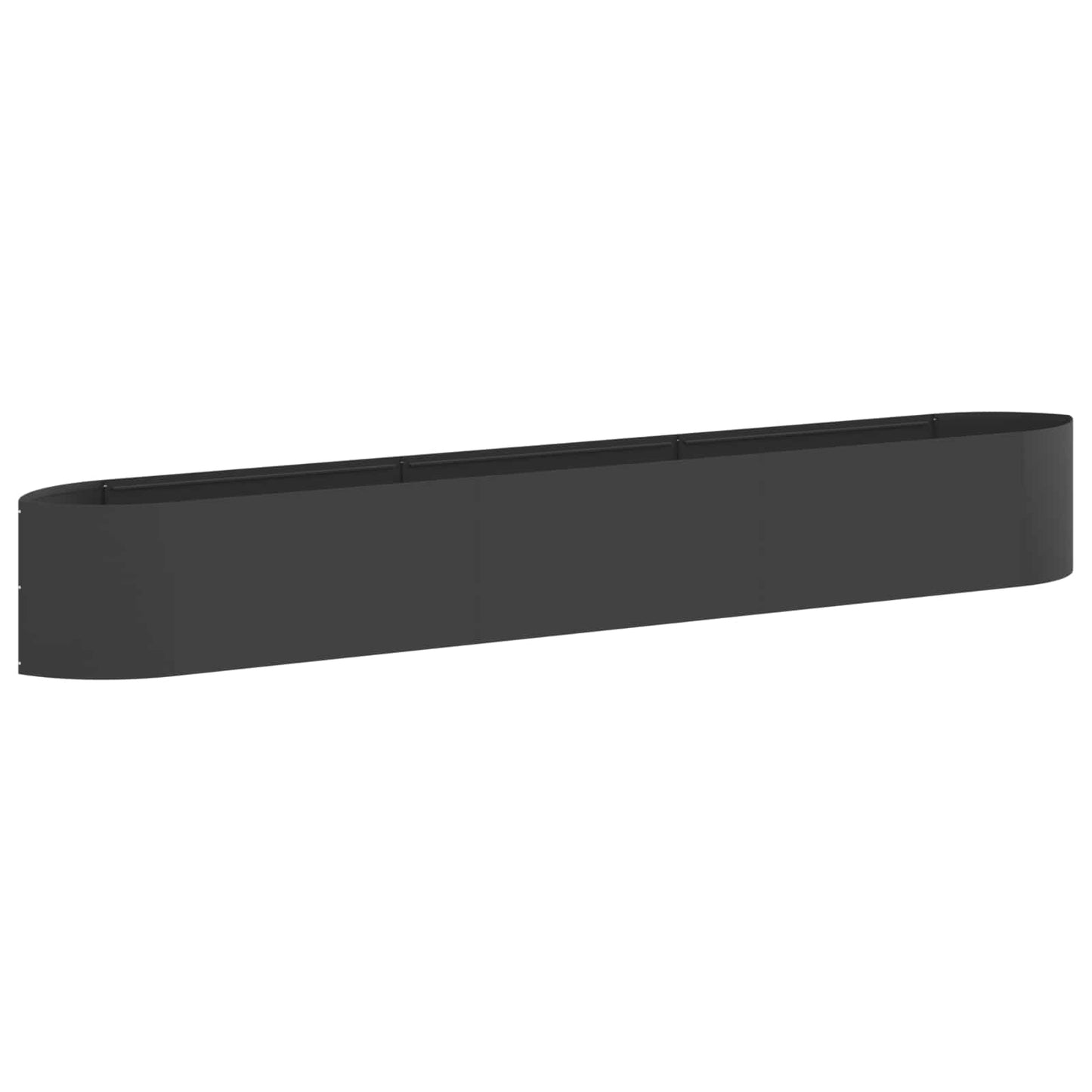 Hevet Hagebed Svart 300 x 40 x 40 cm Stål