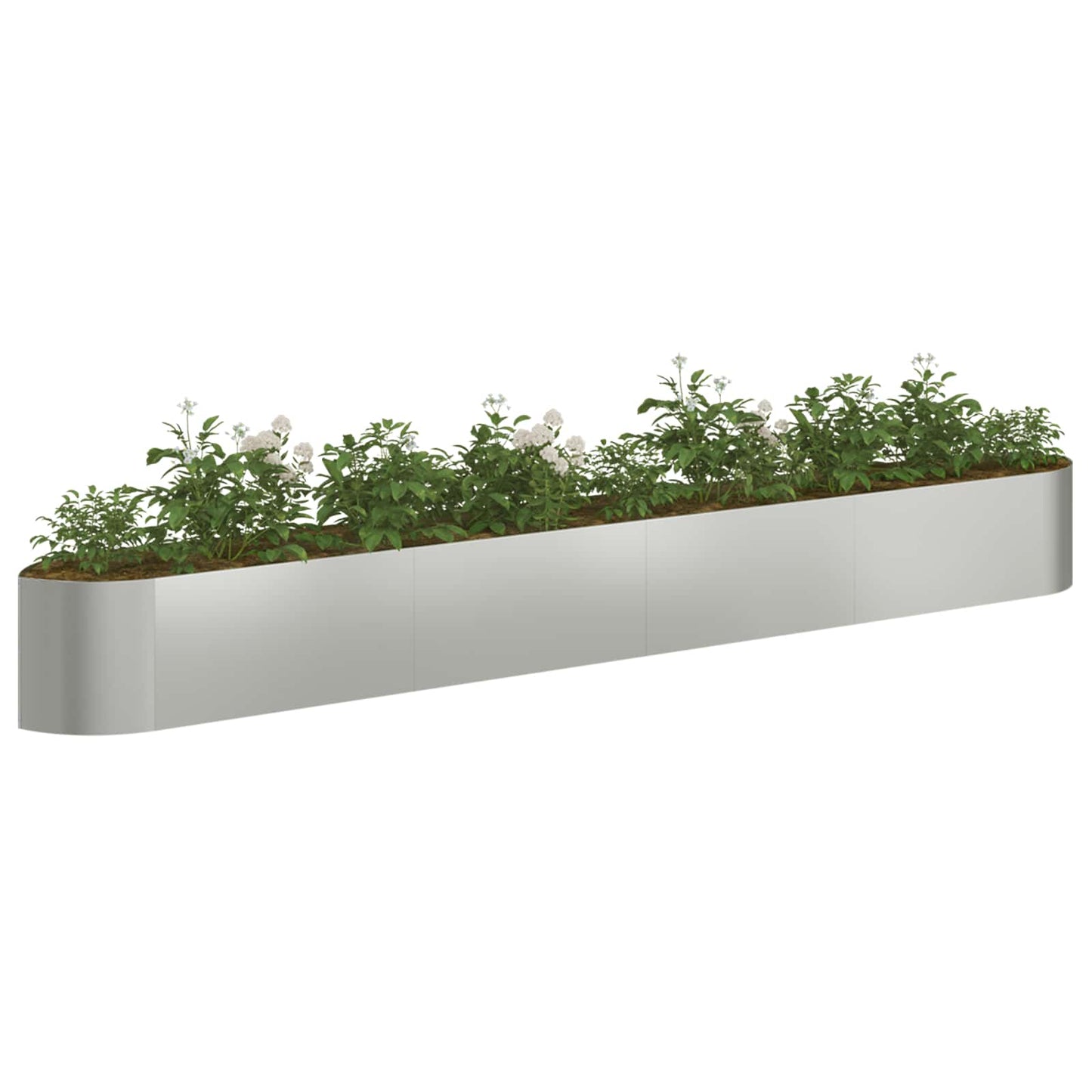 Hevet Hagebed Galvanisert stål 380 x 40 x 40 cm Stål