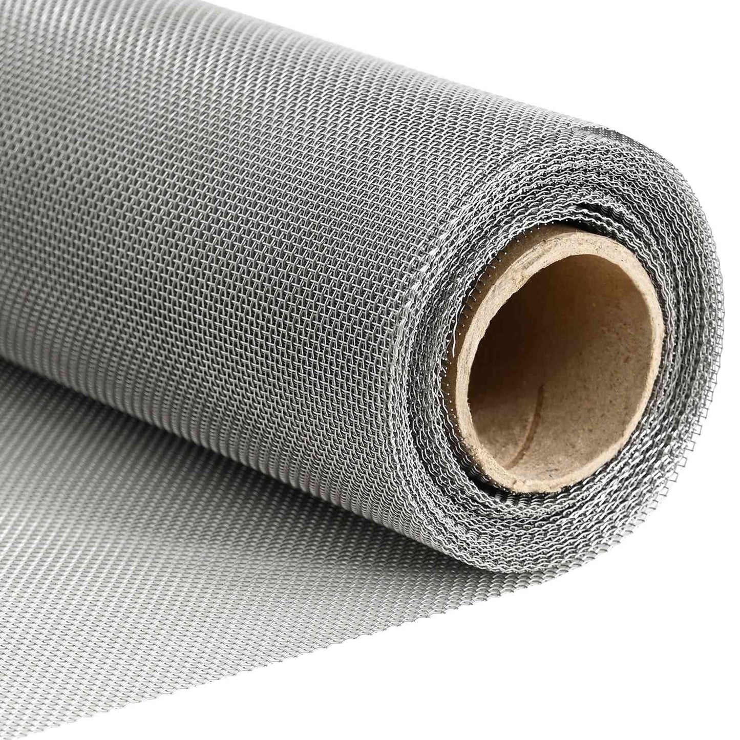 Maskeskjerm 20 x 1000 cm 20 Mesh Rustfritt stål 201 Sølv