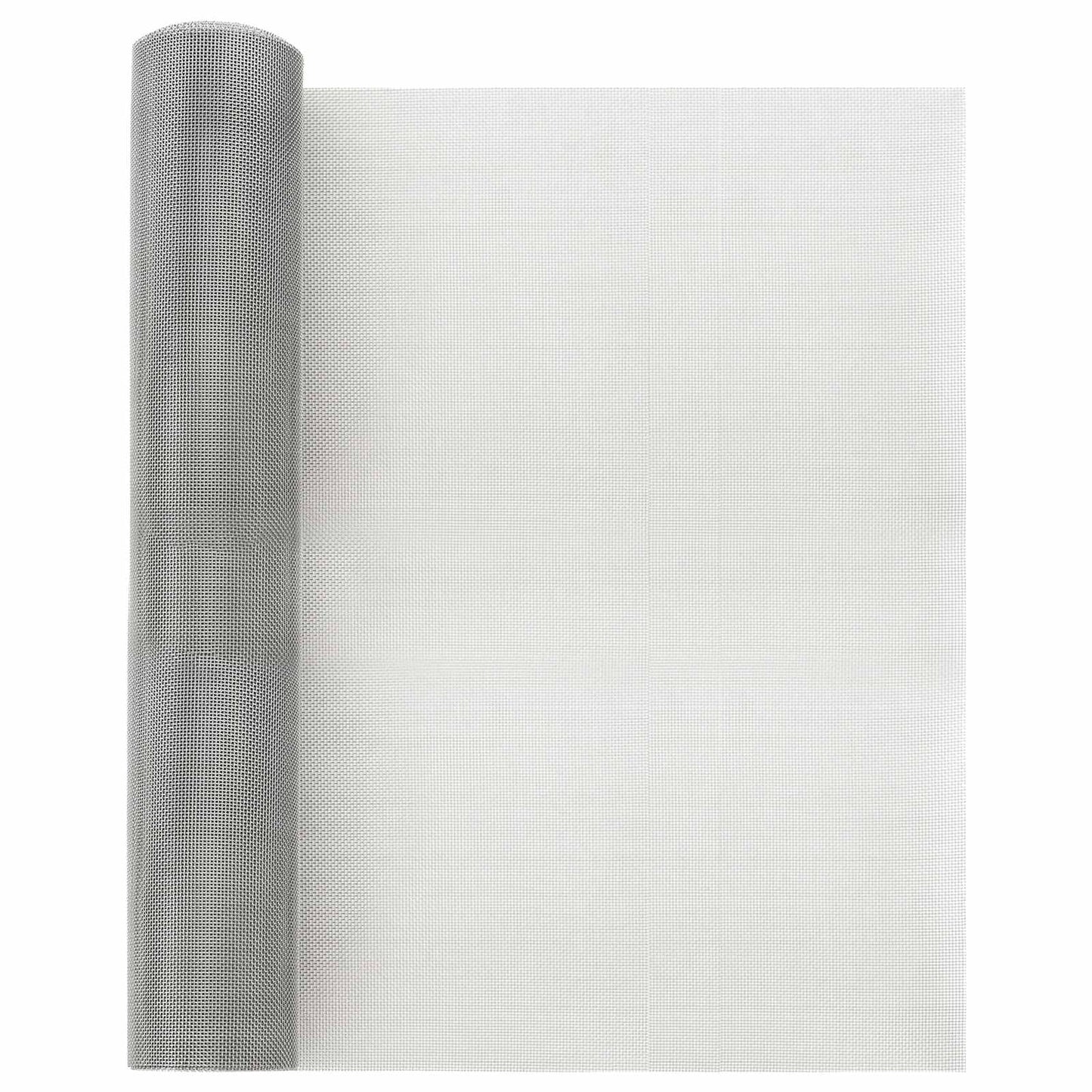 Maskeskjerm 40 x 500 cm 20 Mesh Rustfritt stål 201 Sølv