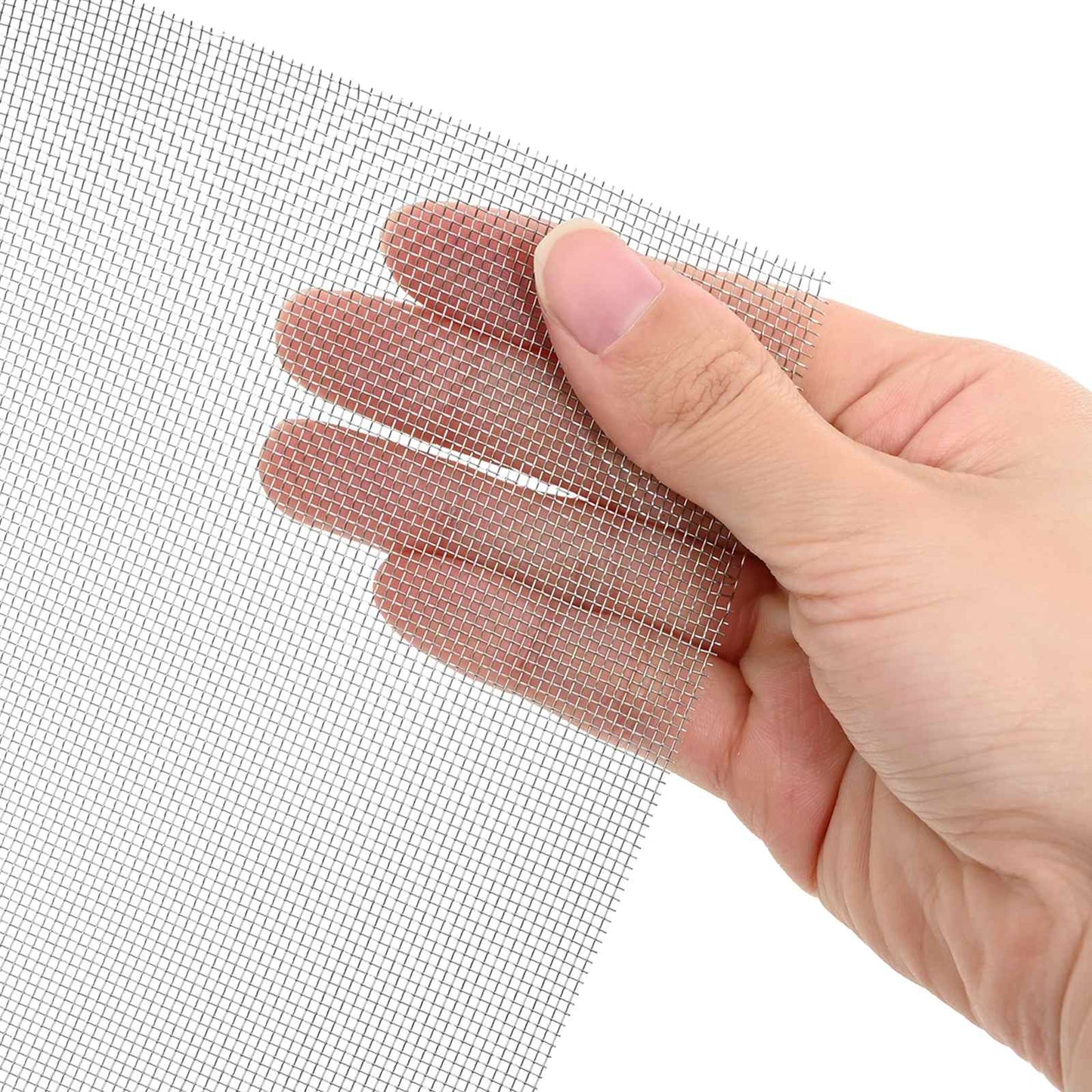 Maskeskjerm 120 x 2000 cm 20 Mesh Rustfritt stål 201 Sølv