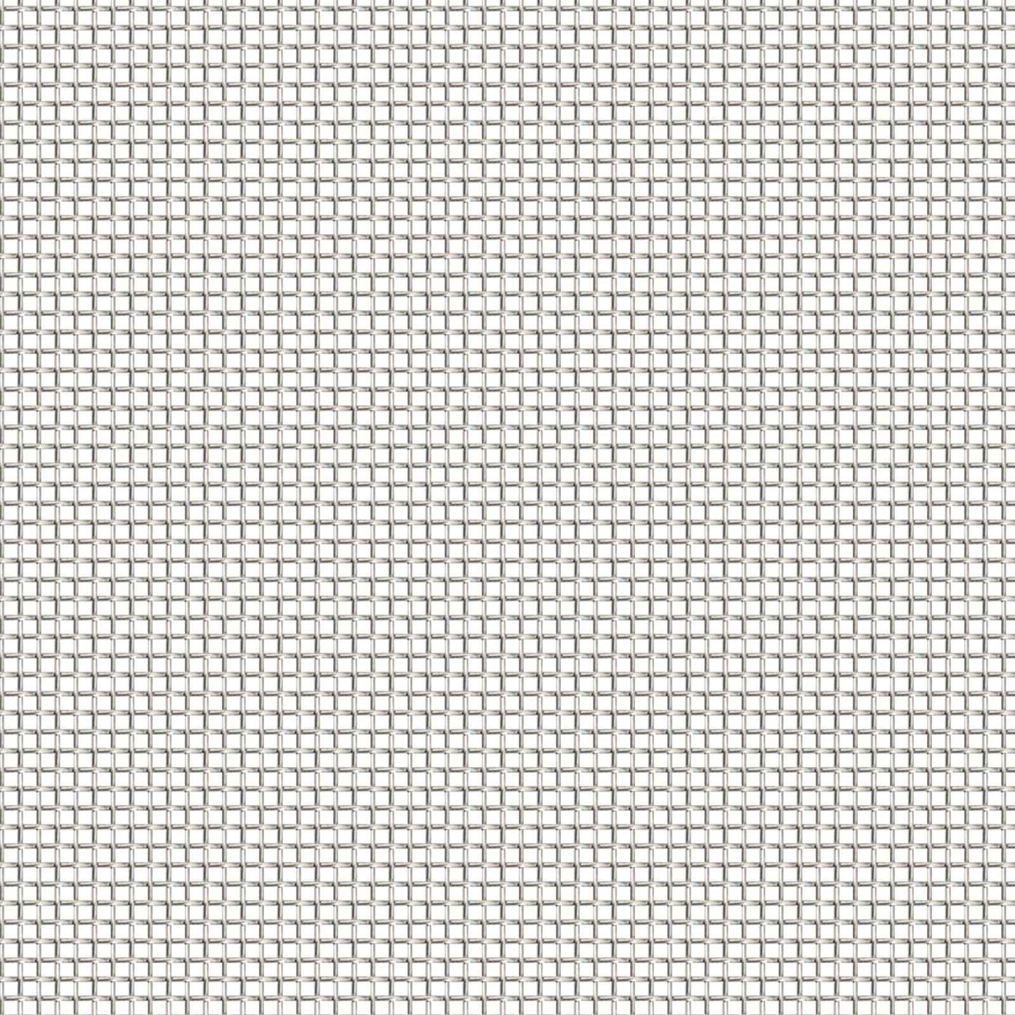 Maskeskjerm 100 x 500 cm 30 Mesh Rustfritt stål 201 Sølv