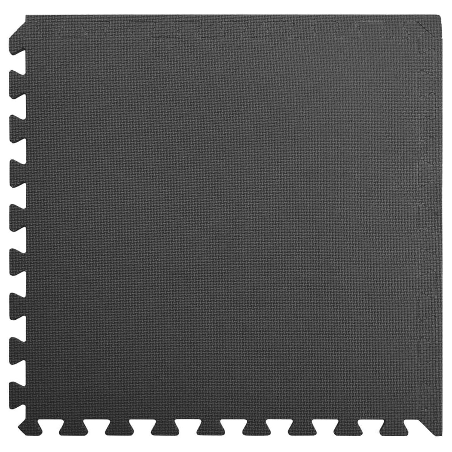 Bassenggrunnmatte 6 pcs Svart 2,16 ㎡ EVA Skum