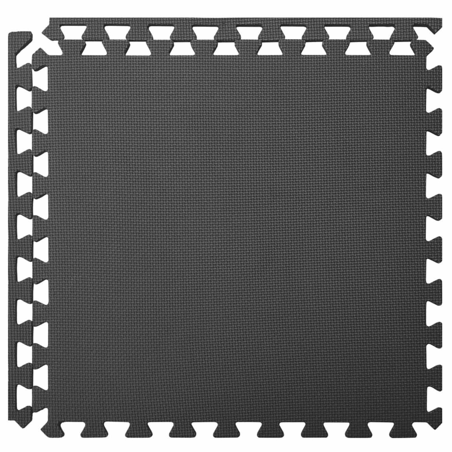 Bassenggrunnmatte 6 pcs Svart 2,16 ㎡ EVA Skum