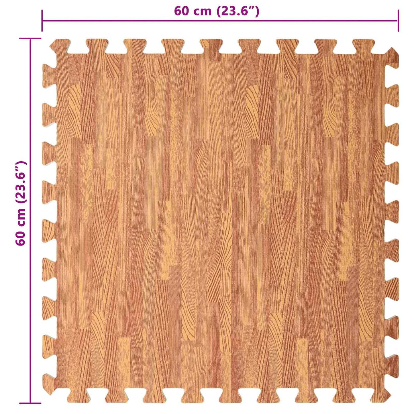 Bassenggrunnmatte 24 pcs tre 8,64 ㎡ EVA Skum