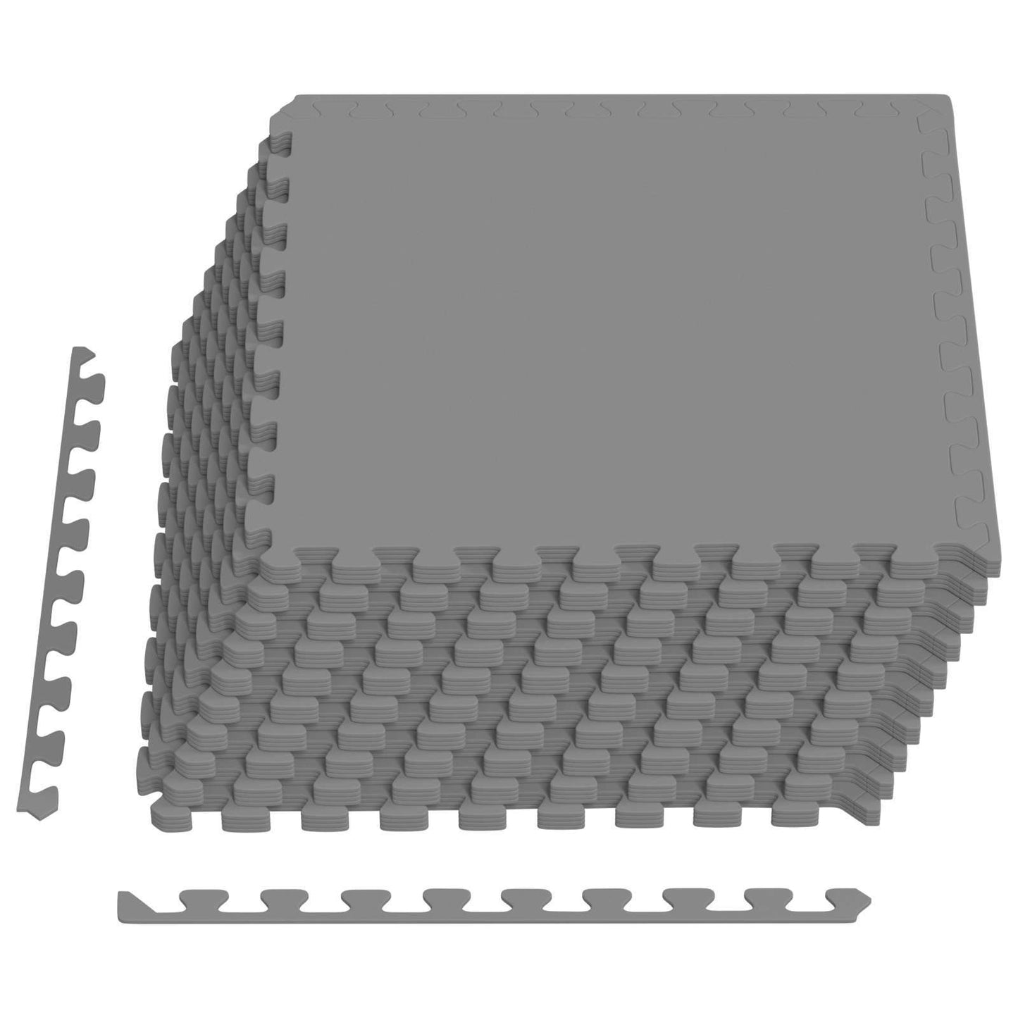 Bassenggrunnmatte 40 pcs Grå 14,4 m² EVA Skum