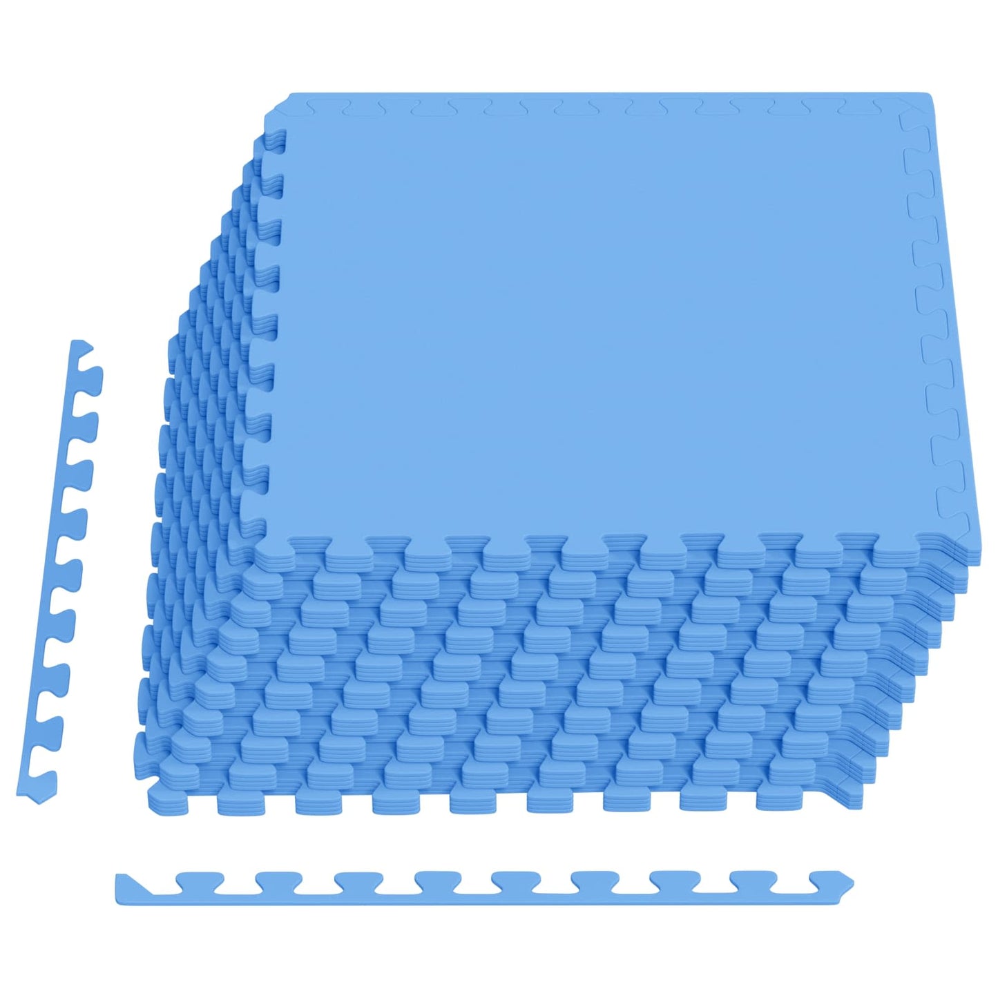 Bassenggrunnmatte 40 stk. Blå 14,4 m² EVA Skum