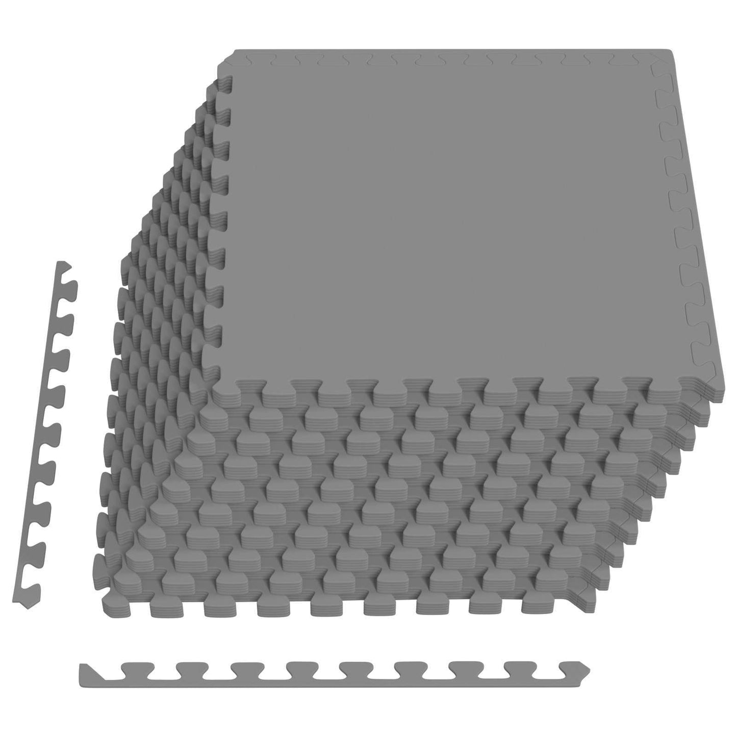 Bassenggrunnmatte 50 stk. Grå 18 m² EVA Skum