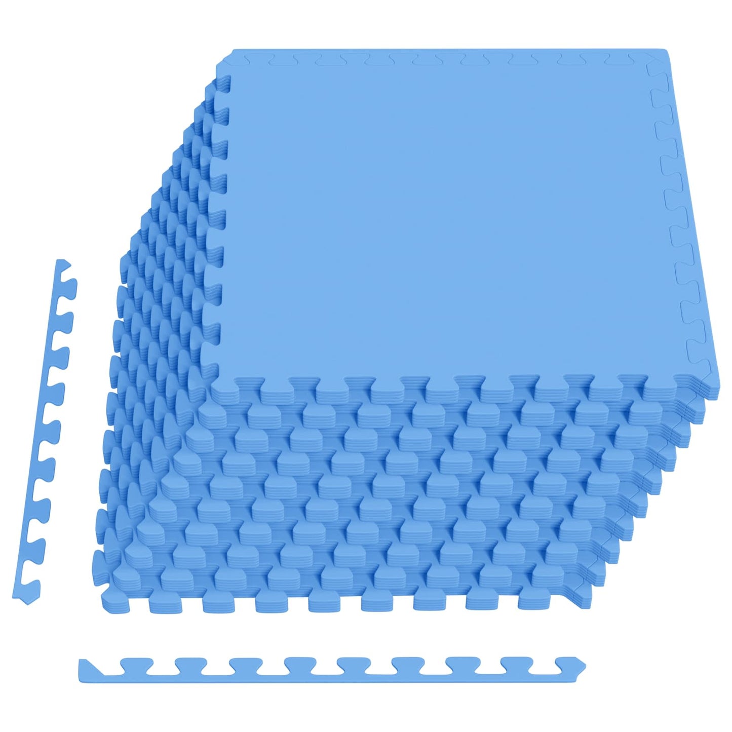 Bassenggrunnmatte 50 stk. Blå 18 m² EVA Skum