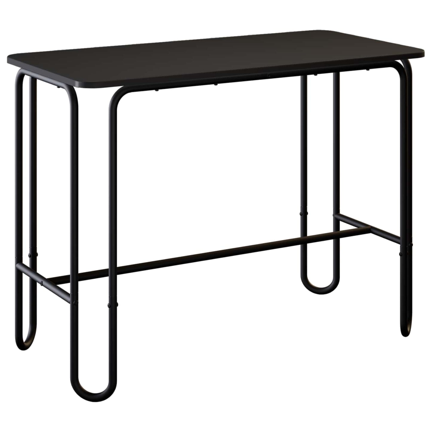 Spisebord 100 x 50 x 75 cm Konstruert tre Svart Rektangulær